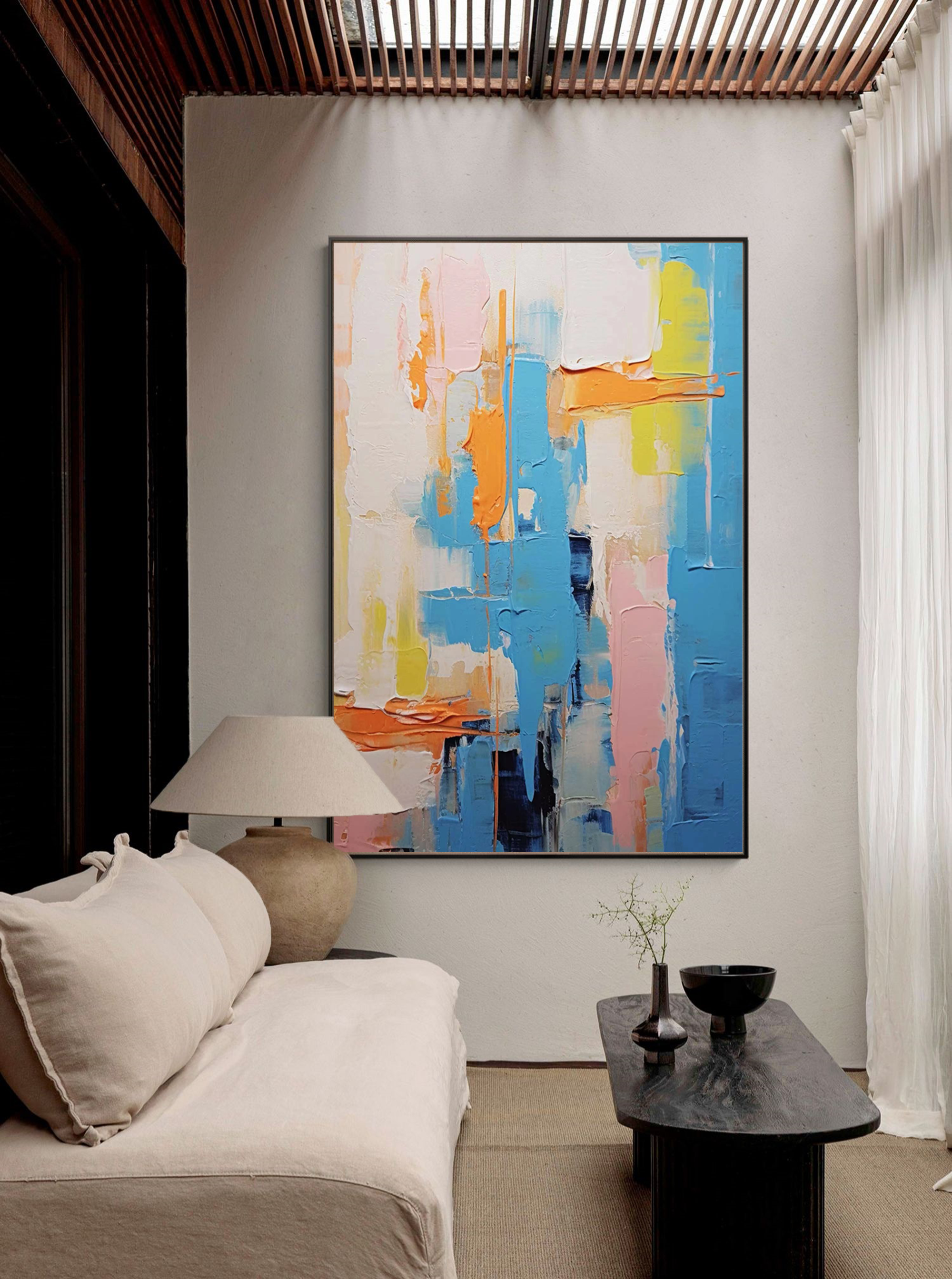 Abstract Canvas Art #AB039