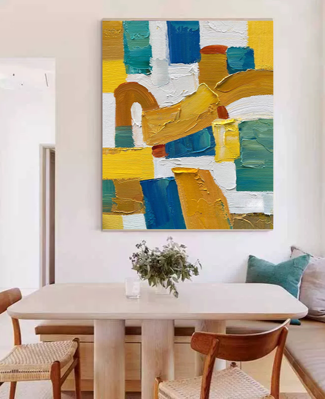 Abstract Canvas Art #AB034