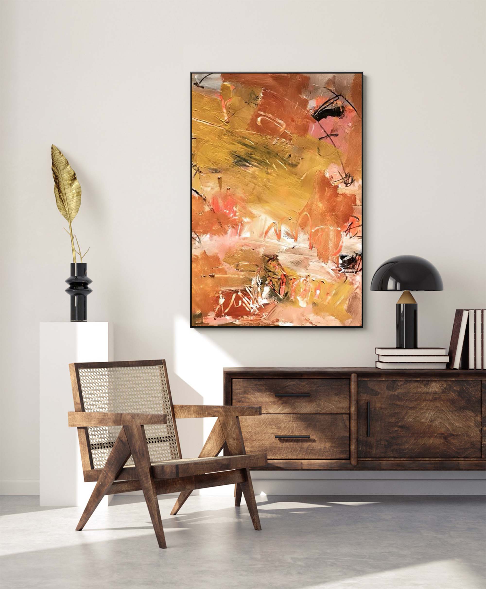 Abstract Canvas Art #AB086