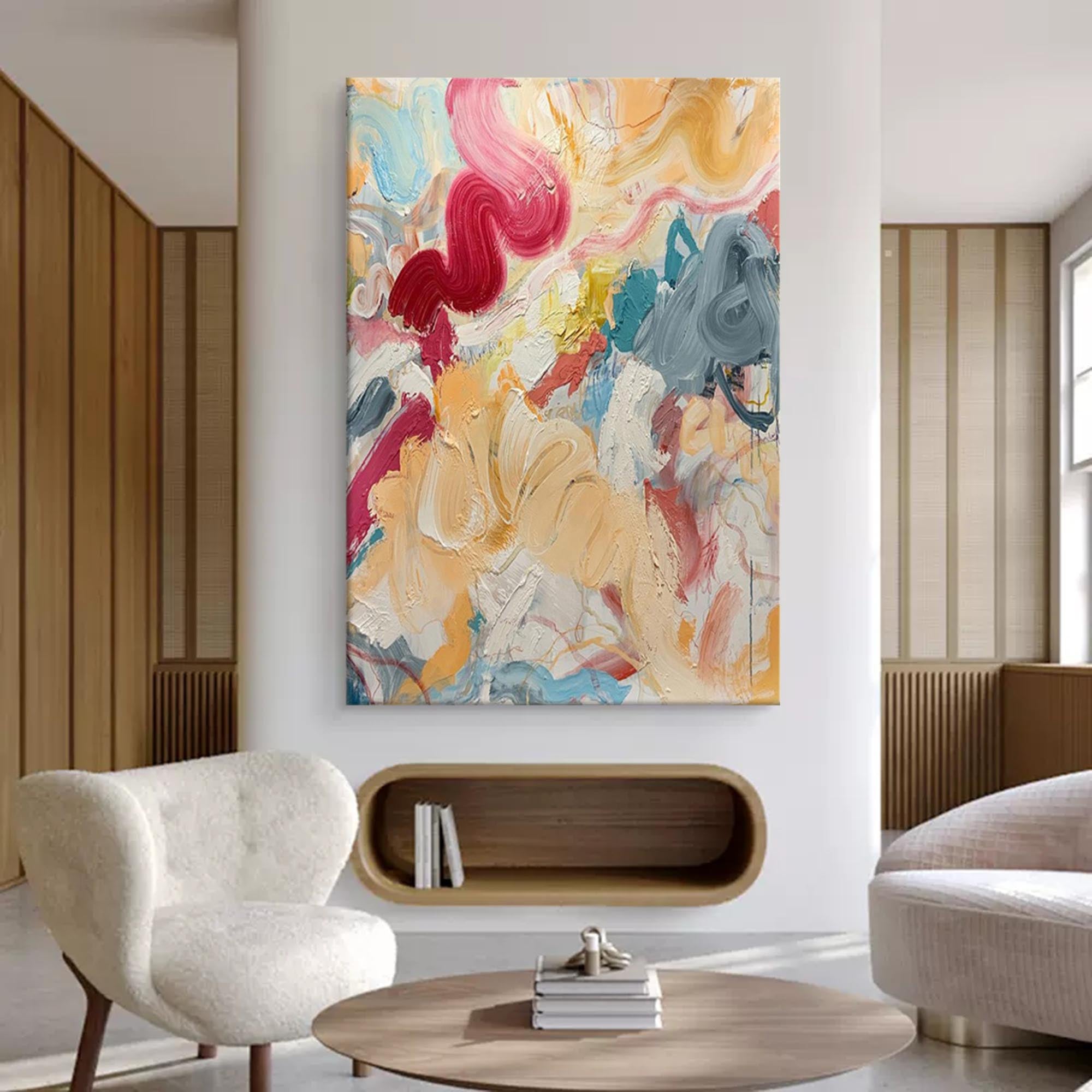 Abstract Canvas Art #AB007