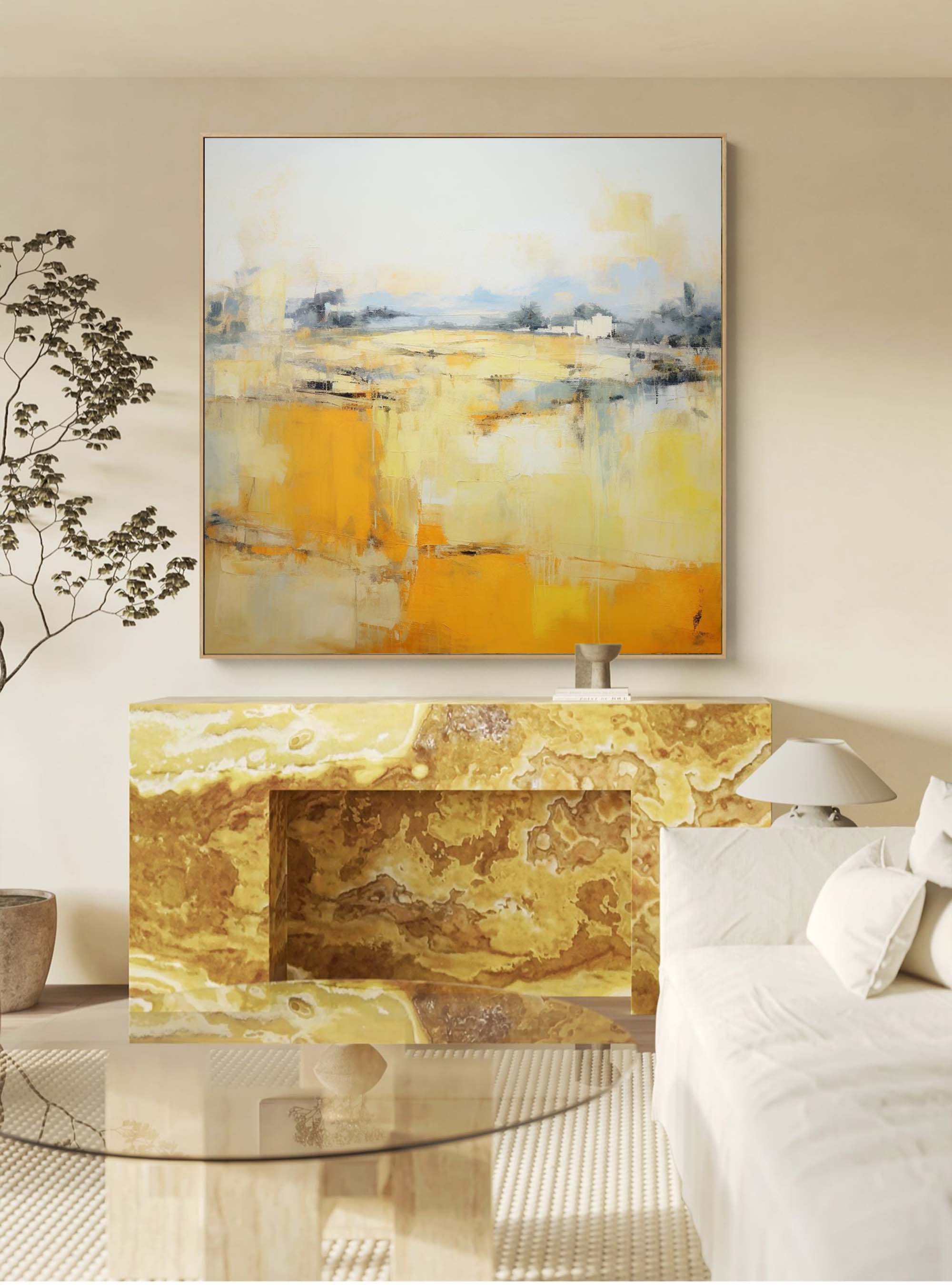 Abstract Canvas Art #AB058