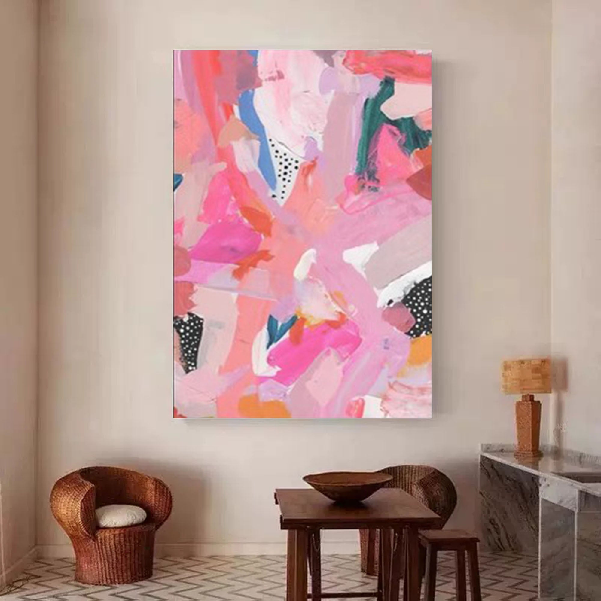 Abstract Canvas Art #AB104