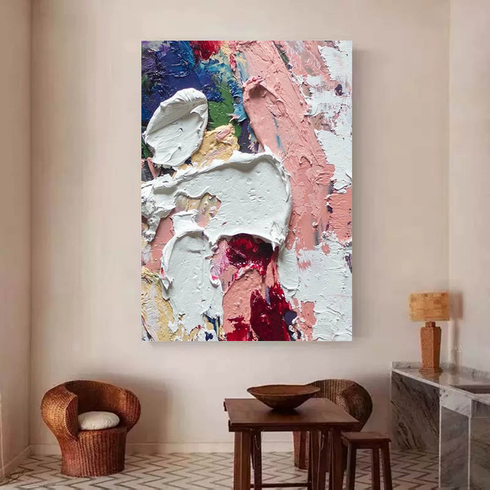 Abstract Canvas Art #AB043