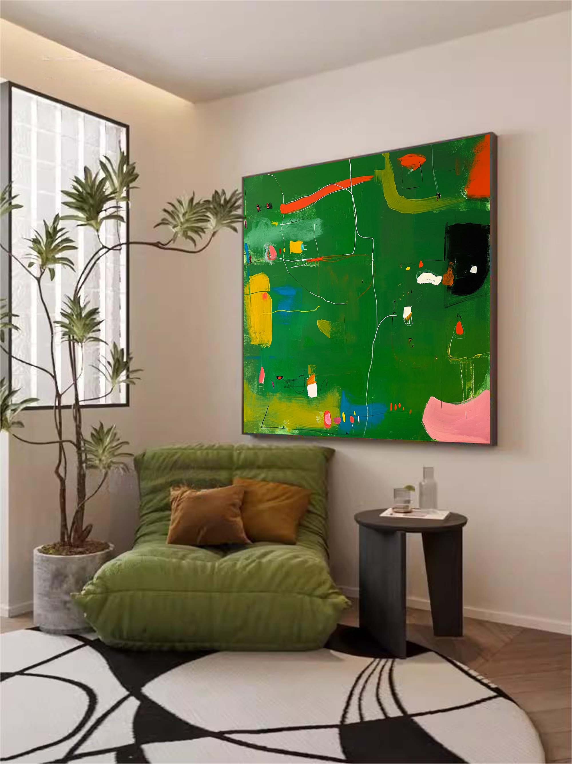 Abstract Canvas Art #AB379