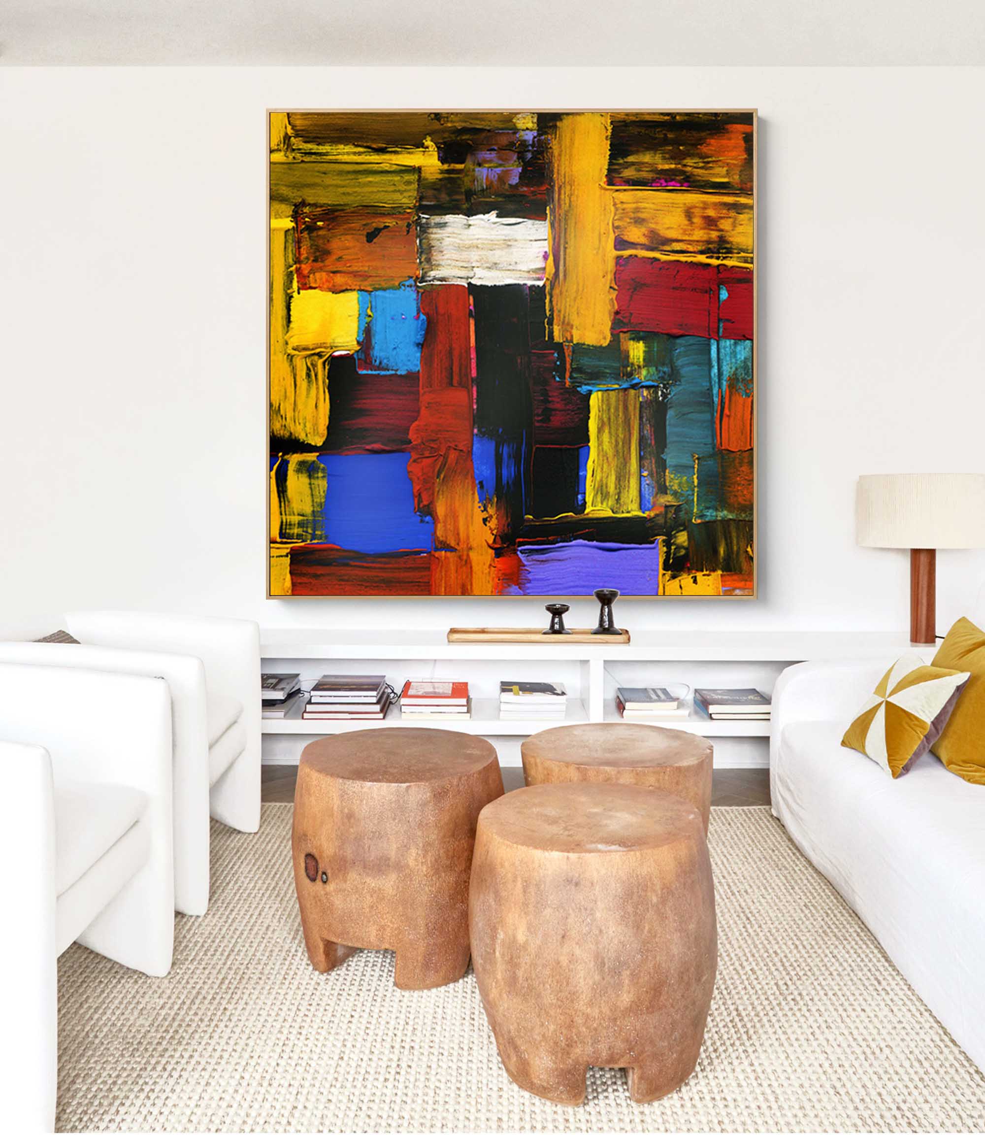 Abstract Canvas Art #AB014