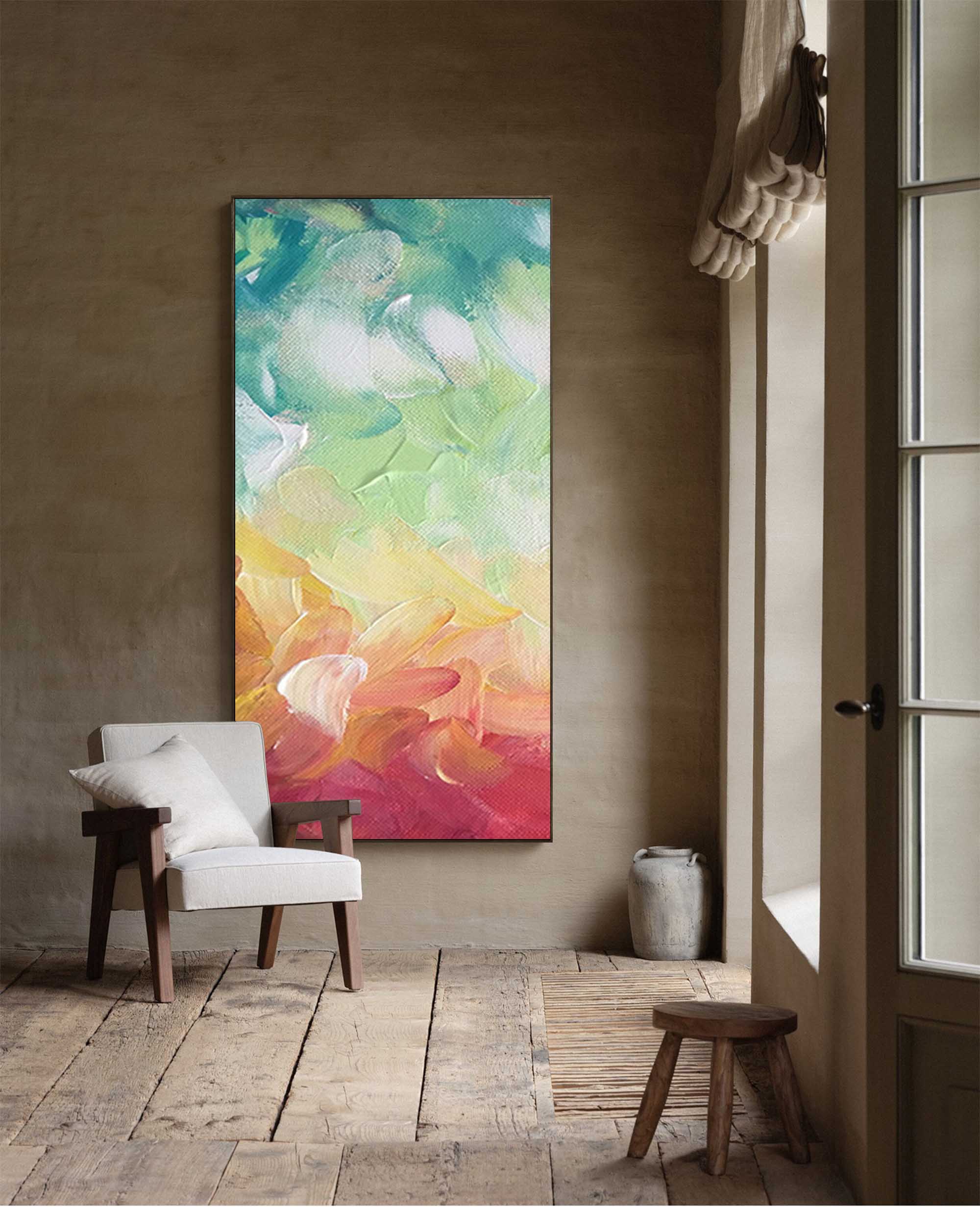 Abstract Canvas Art #AB085