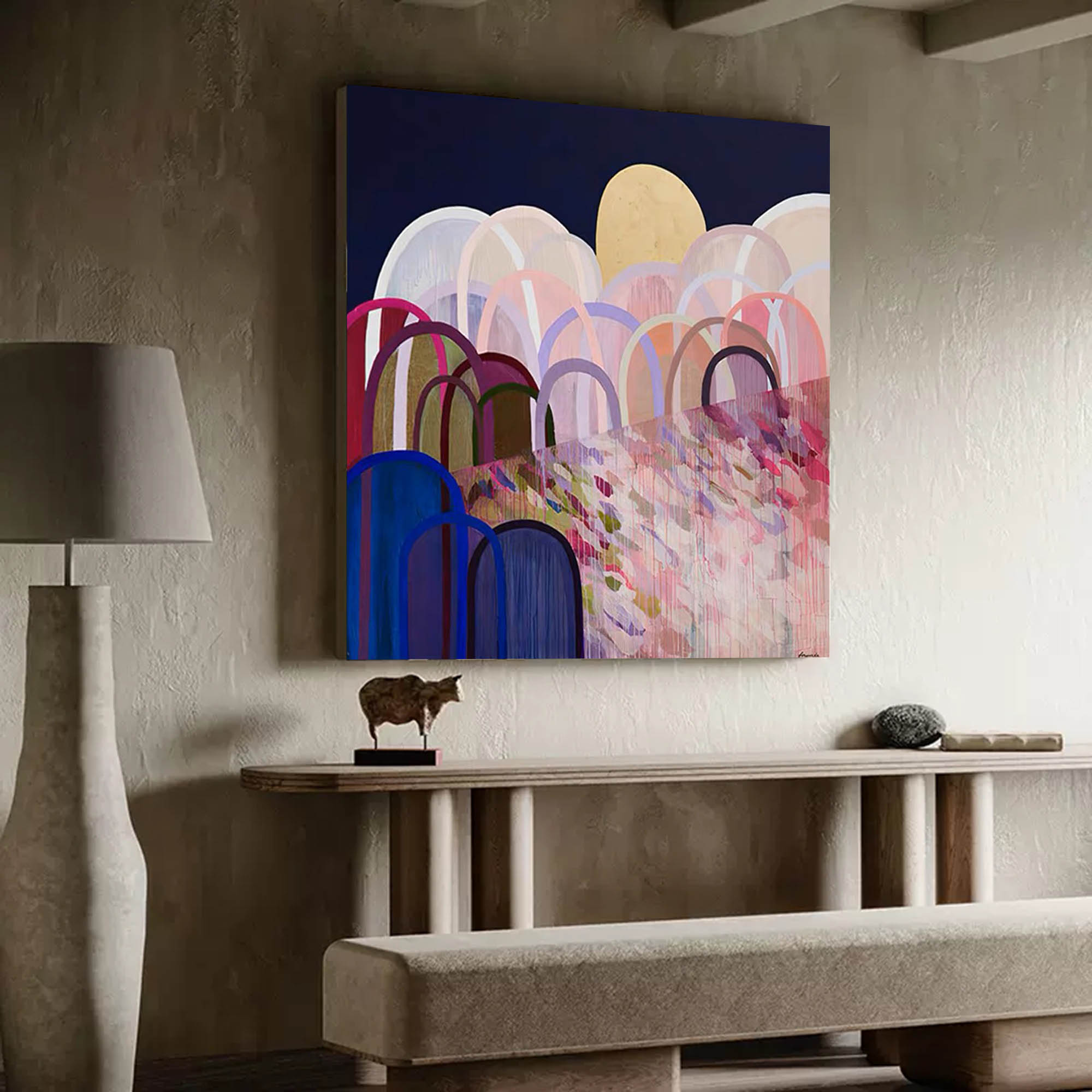 Abstract Canvas Art #AB045