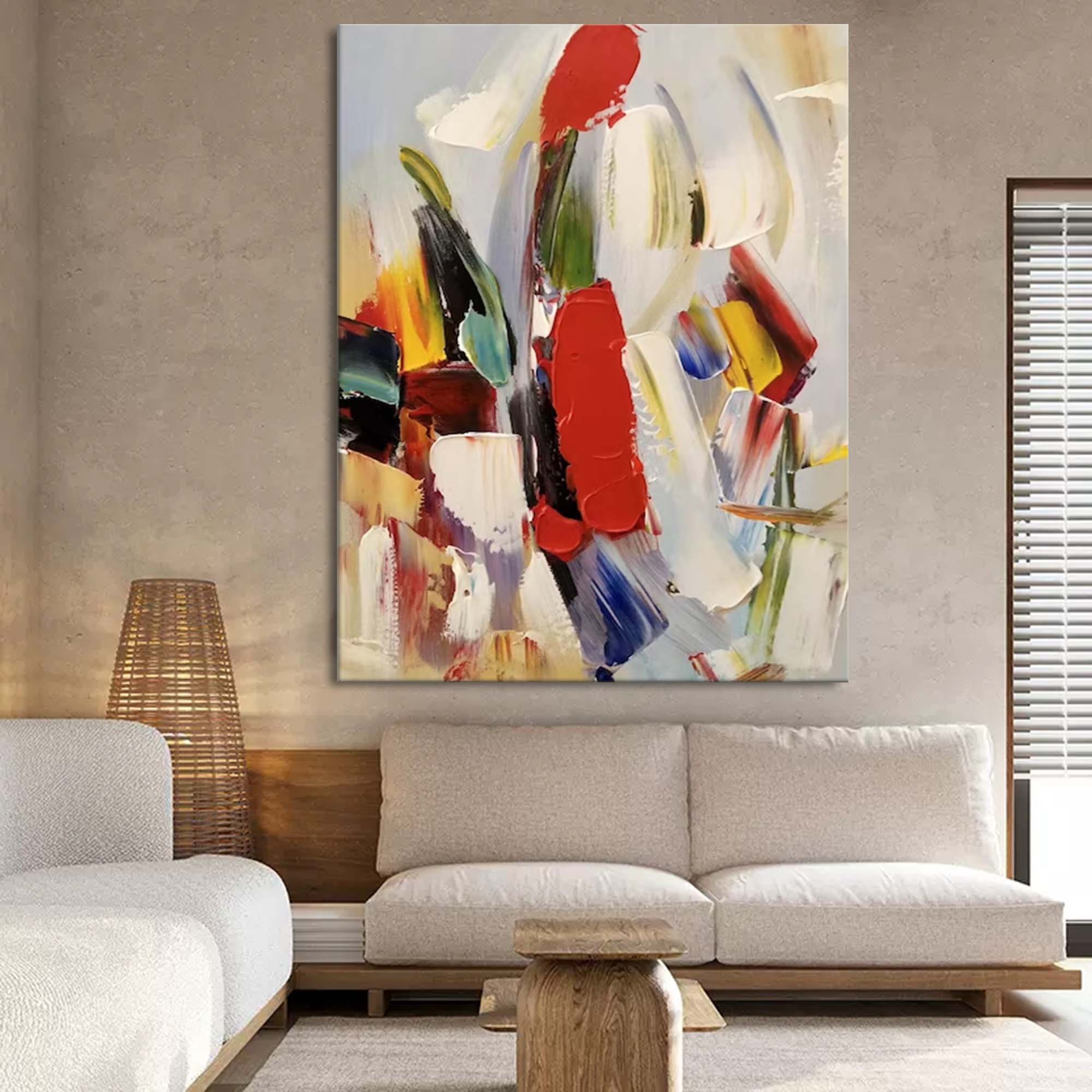 Abstract Canvas Art #AB098