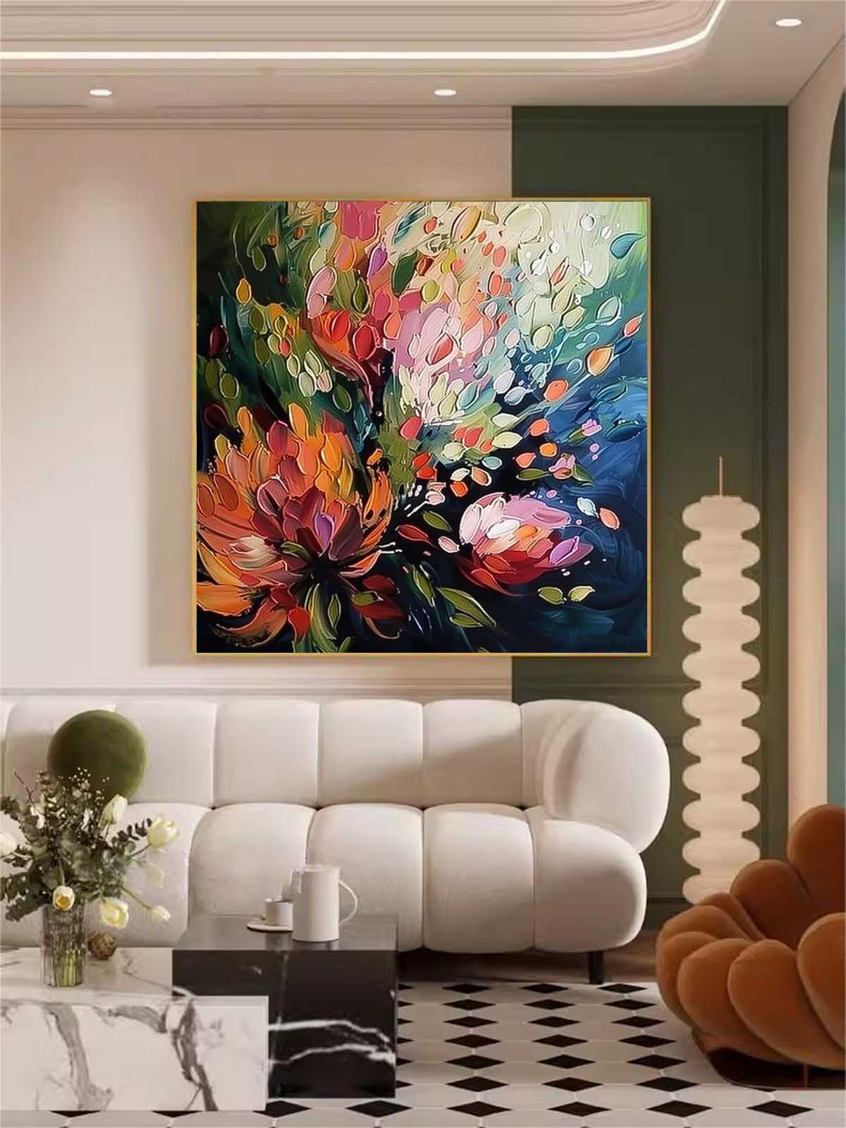 Flower Canvas Art #FL157