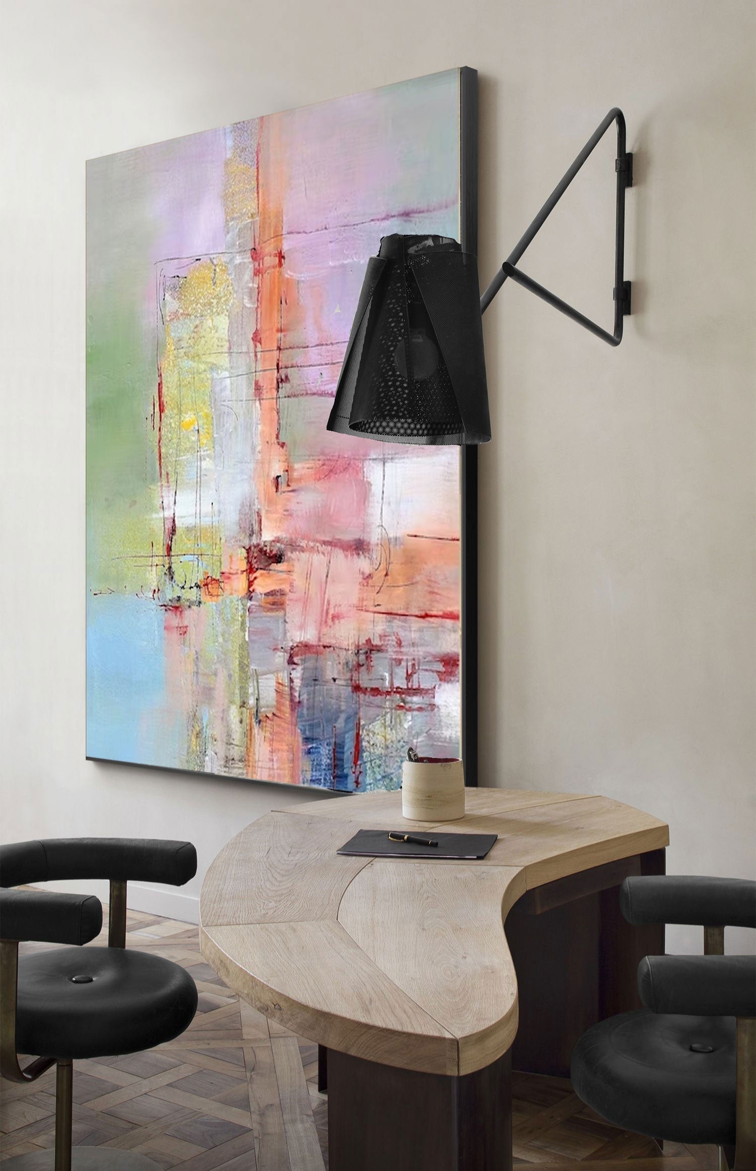 Abstract Canvas Art #AB079