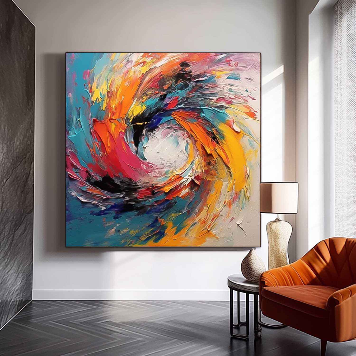 Abstract Canvas Art #AB567