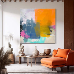 Abstract Canvas Art #AB655