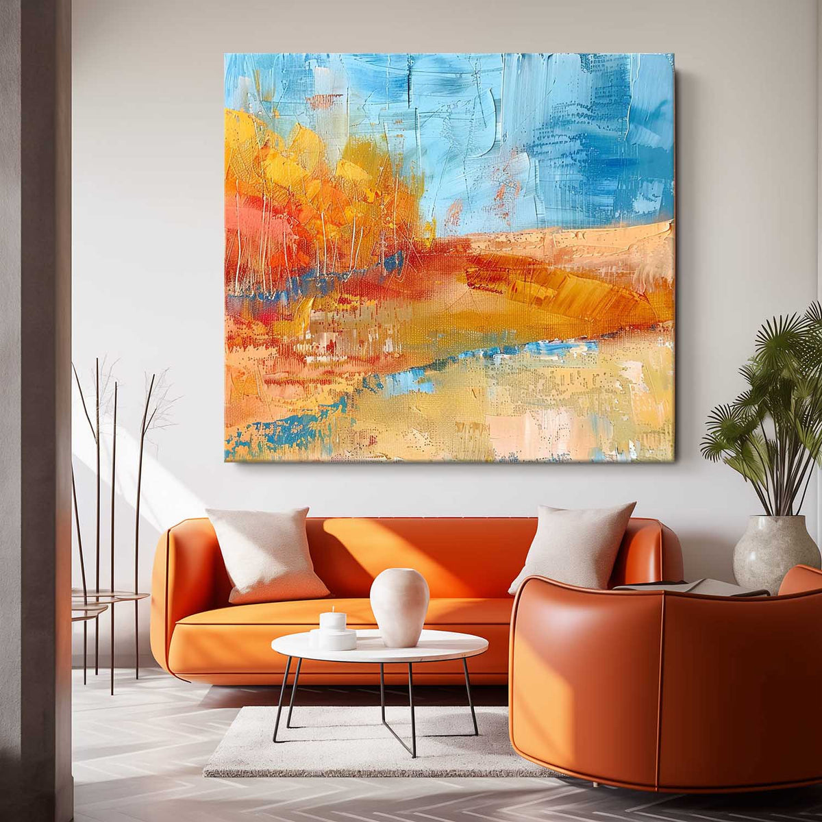 Abstract Canvas Art #AB642