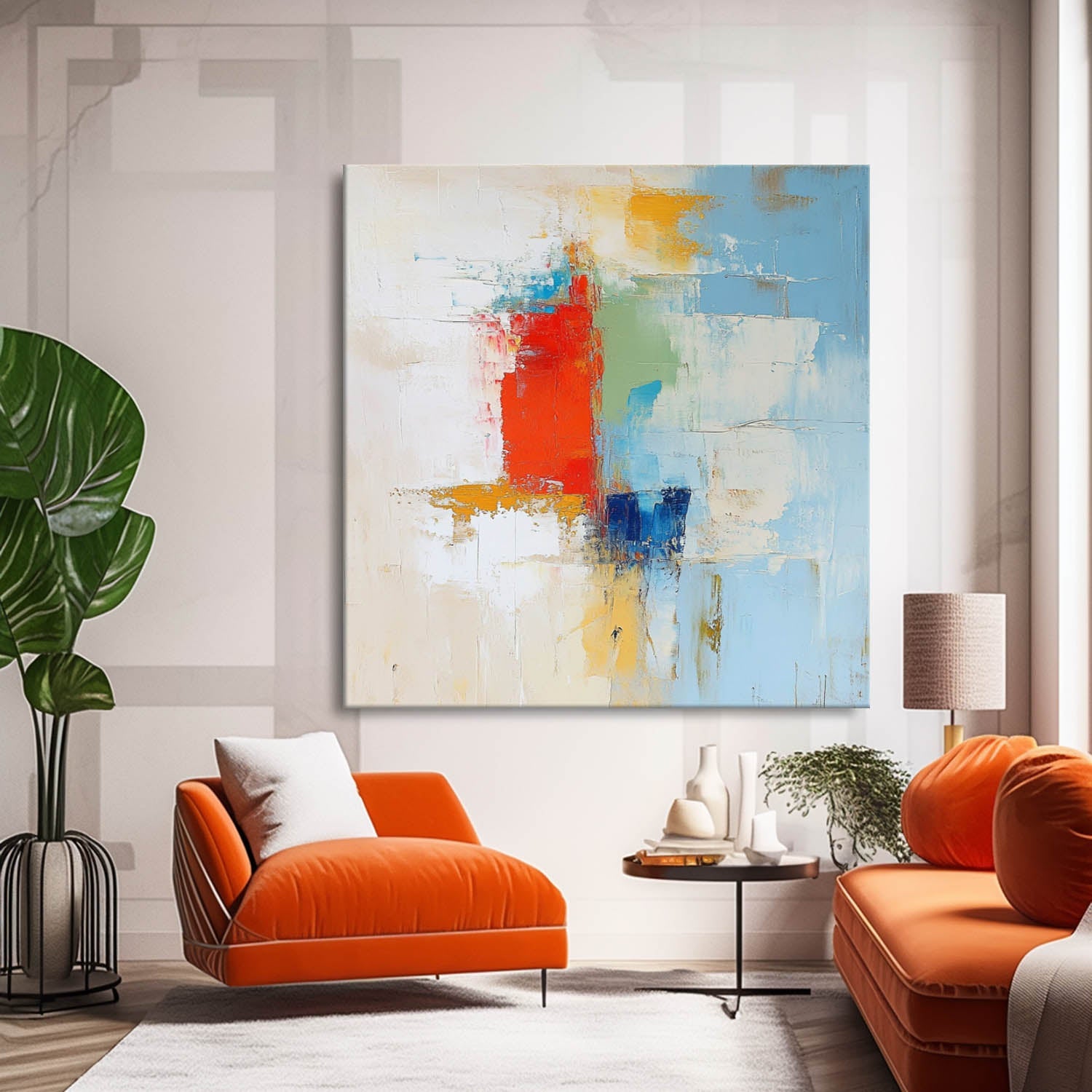 Abstract Canvas Art #AB601
