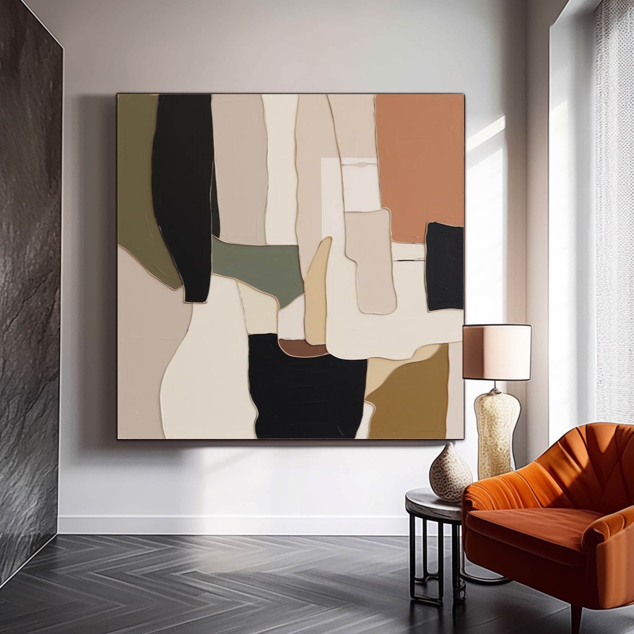 Abstract Canvas Art #AB341