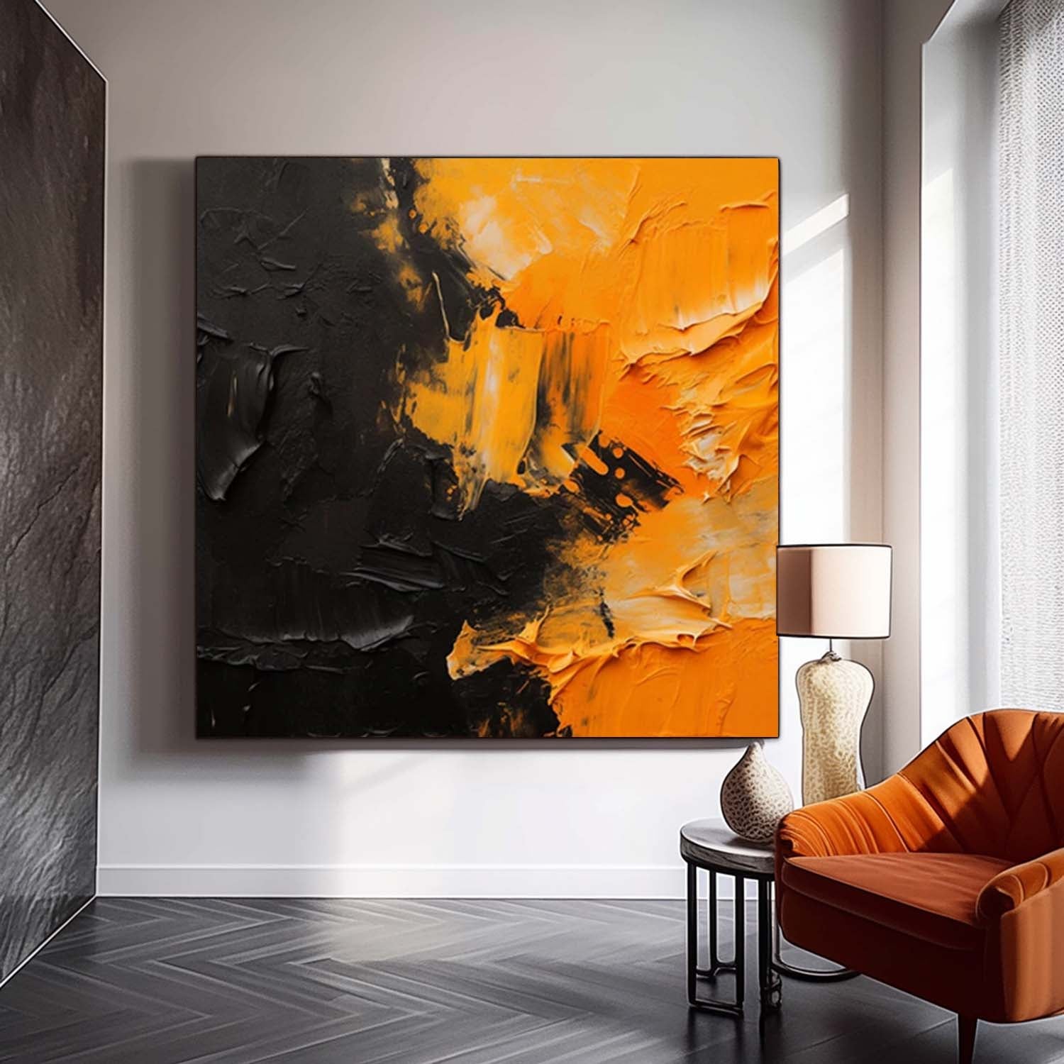 Abstract Canvas Art #AB609