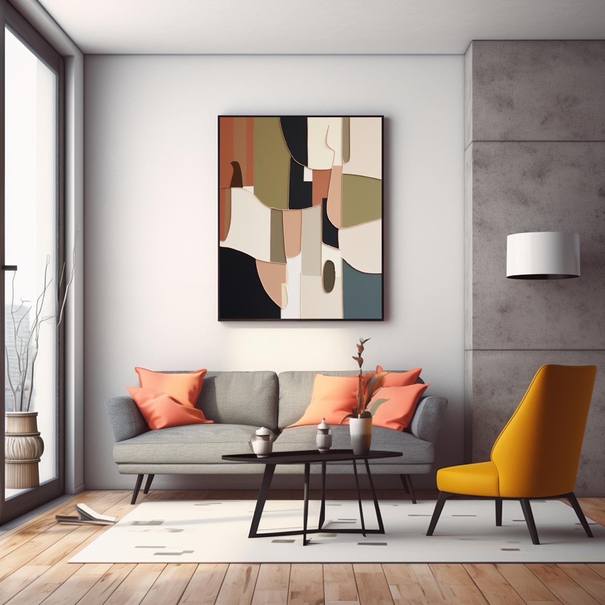 Abstract Canvas Art #AB347