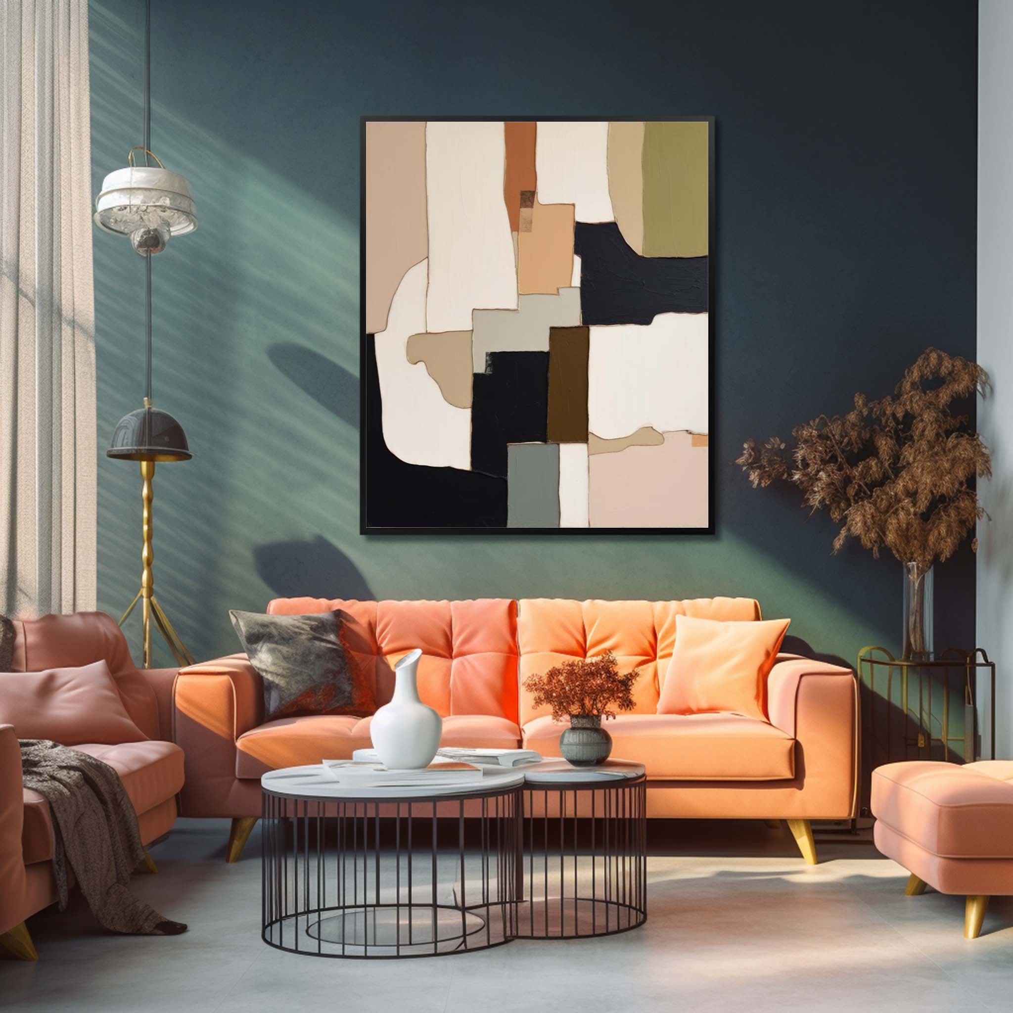Abstract Canvas Art #AB346