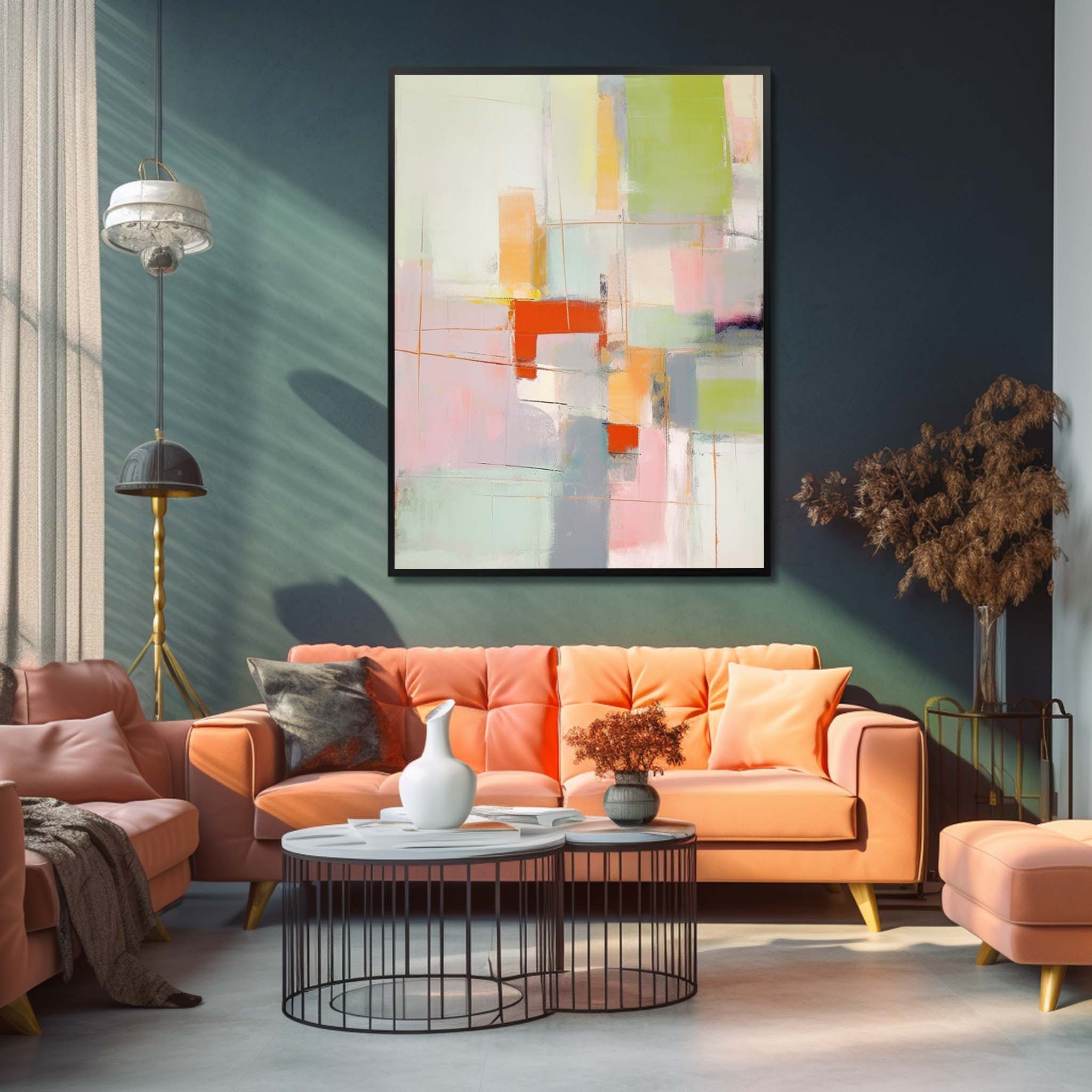 Abstract Canvas Art #AB352