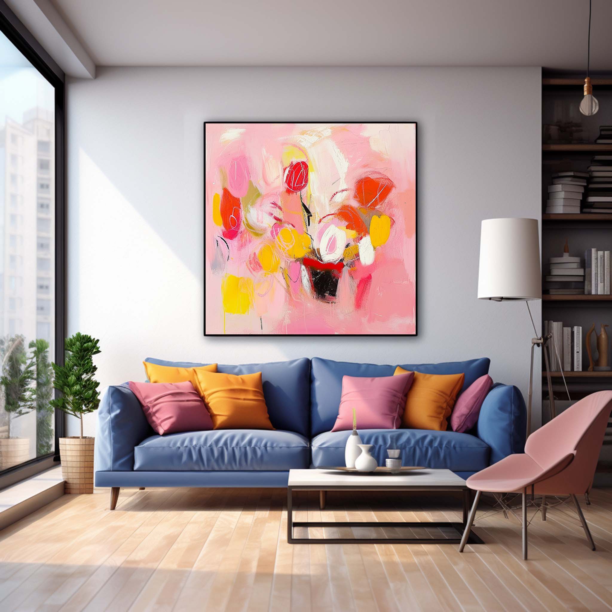 Abstract Canvas Art #AB382