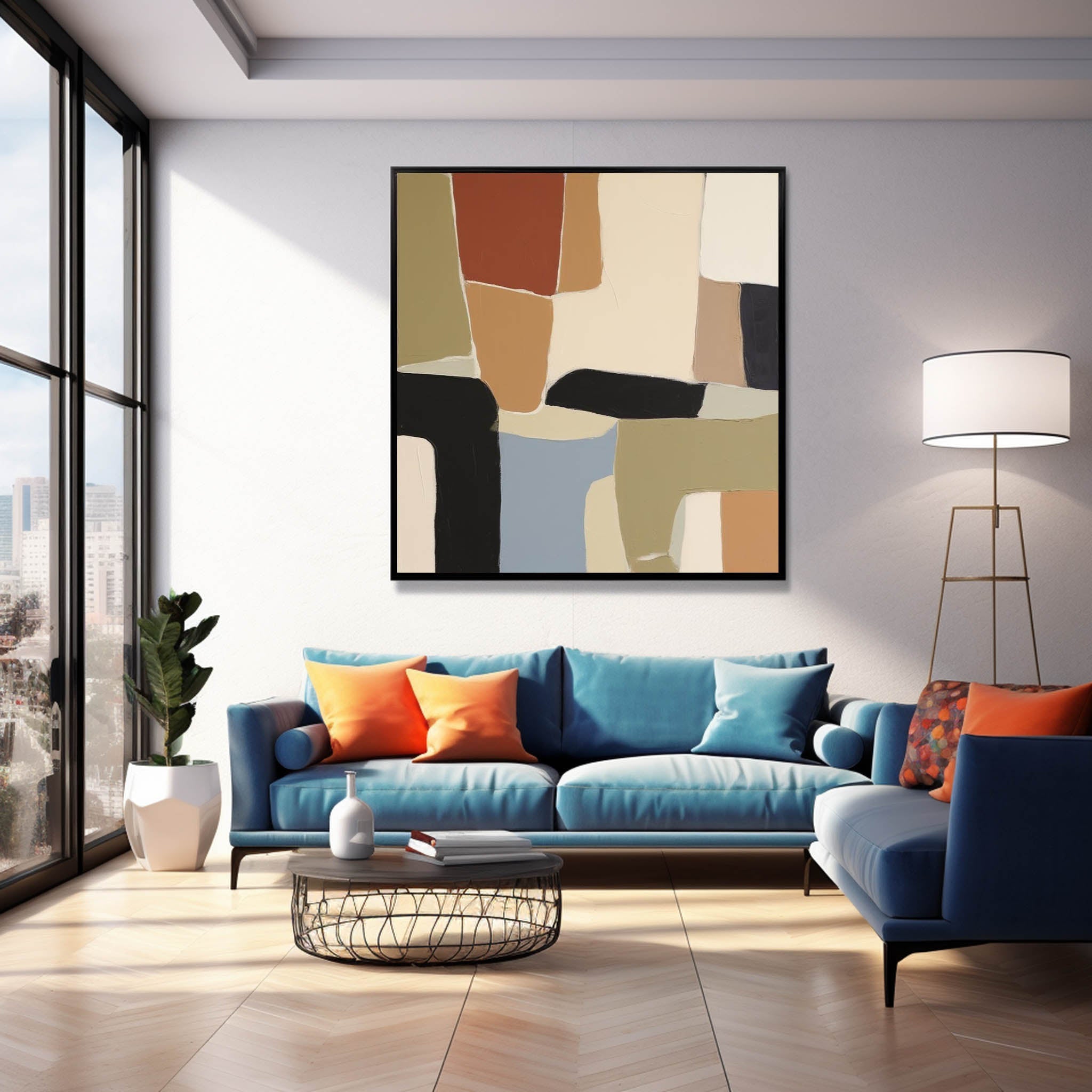 Abstract Canvas Art #AB338