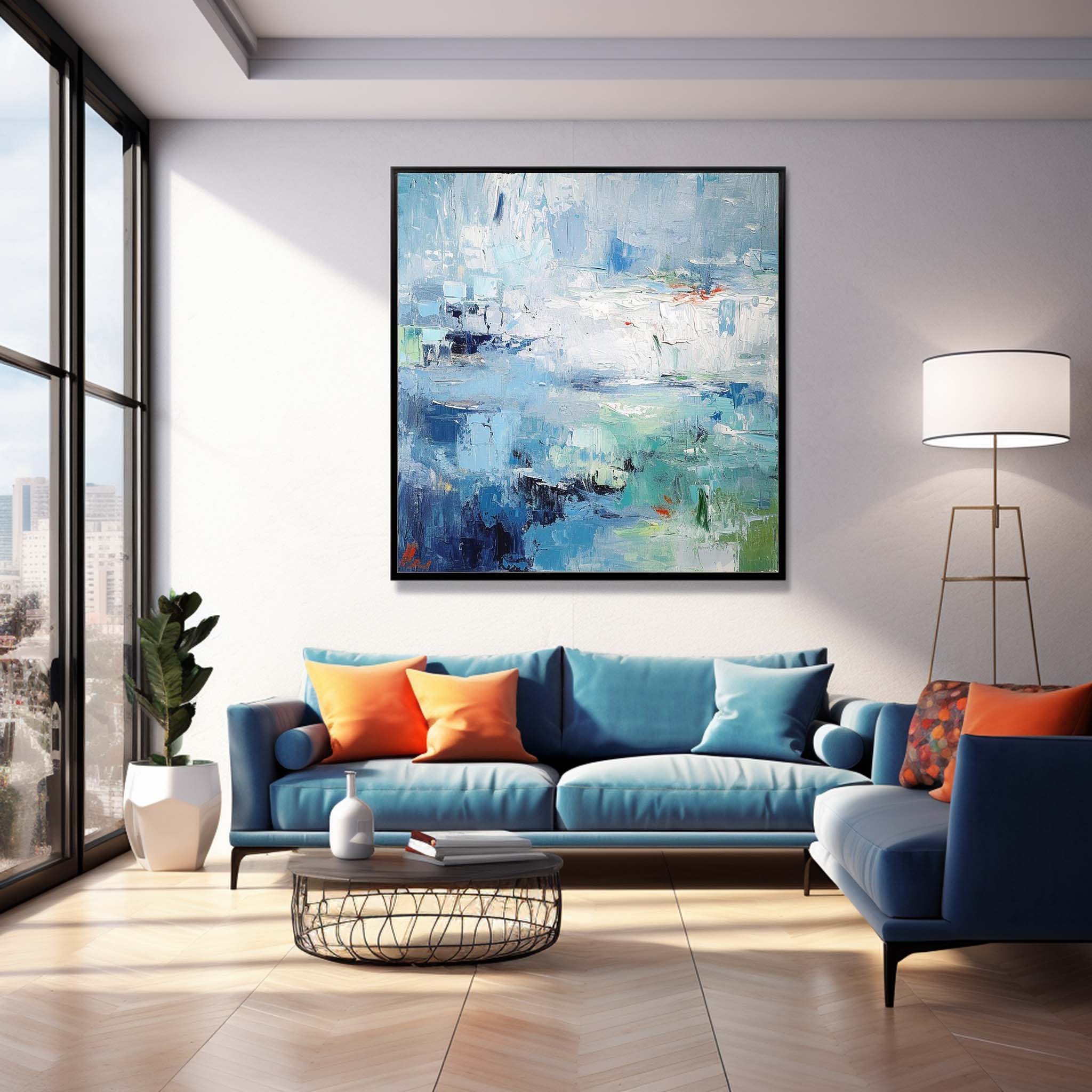 Abstract Canvas Art #AB372