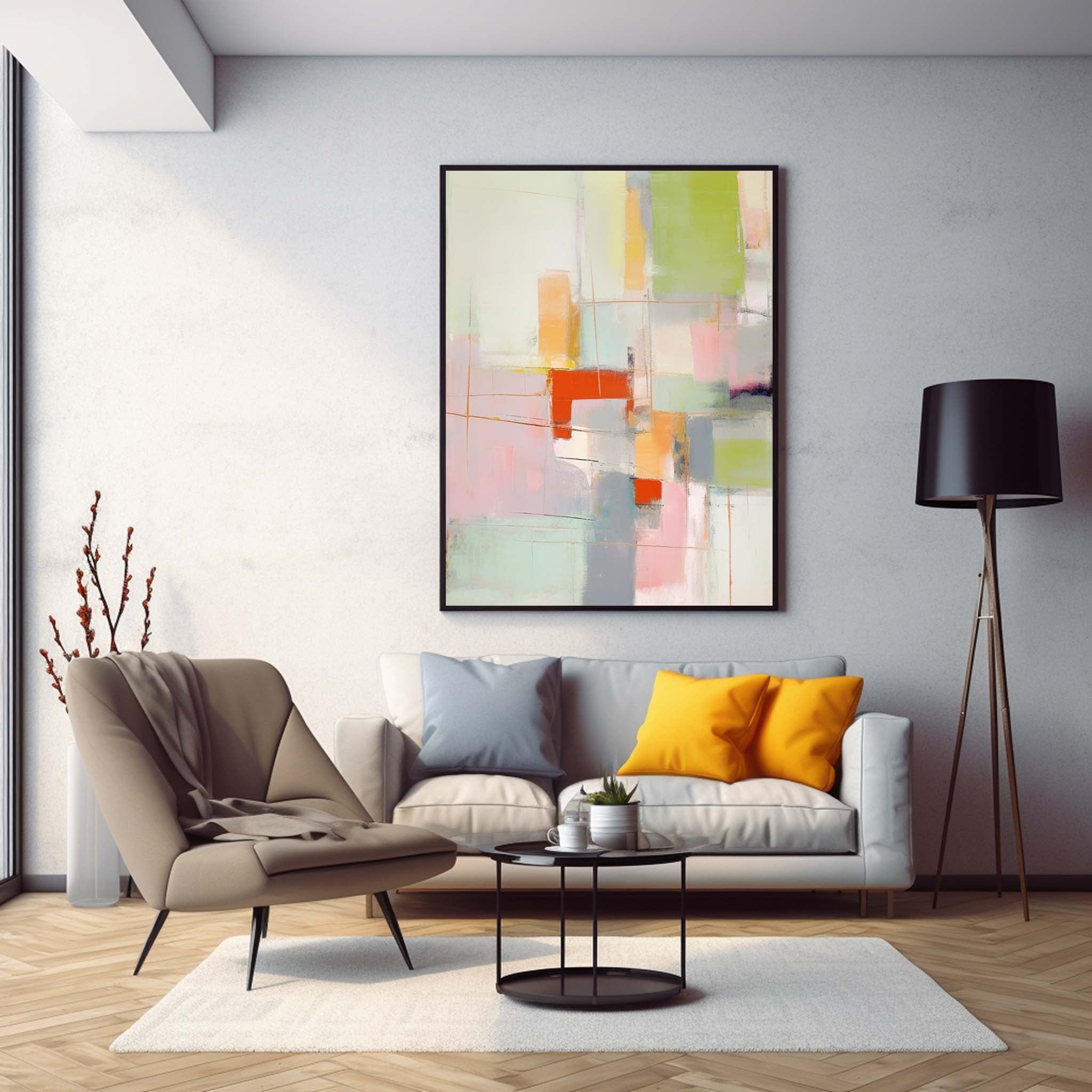 Abstract Canvas Art #AB352