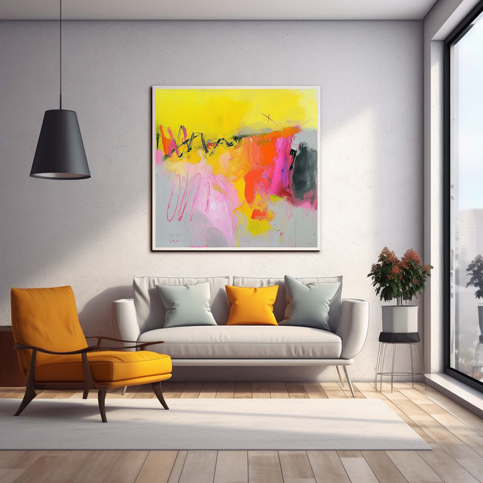 Abstract Canvas Art #AB423