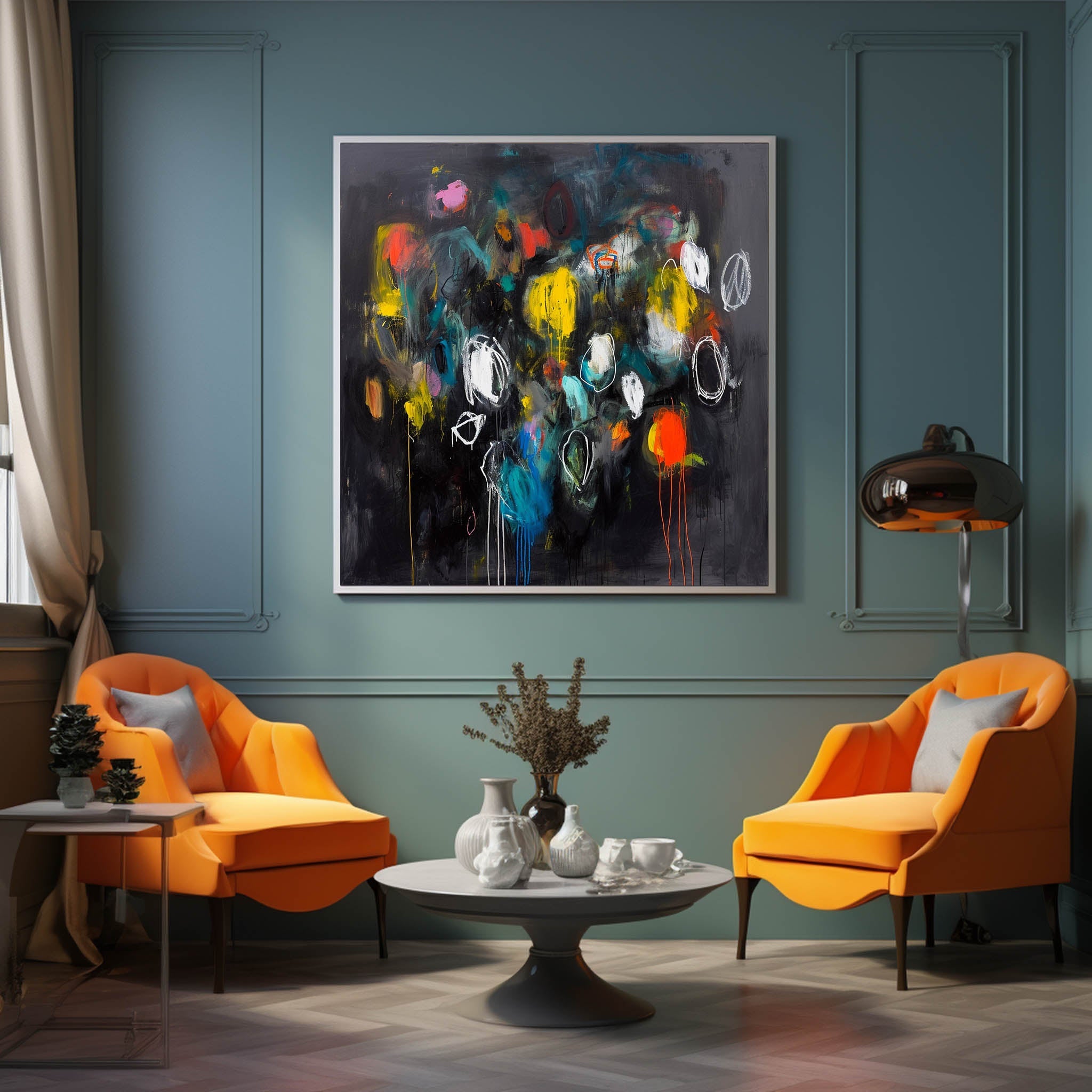 Abstract Canvas Art #AB375