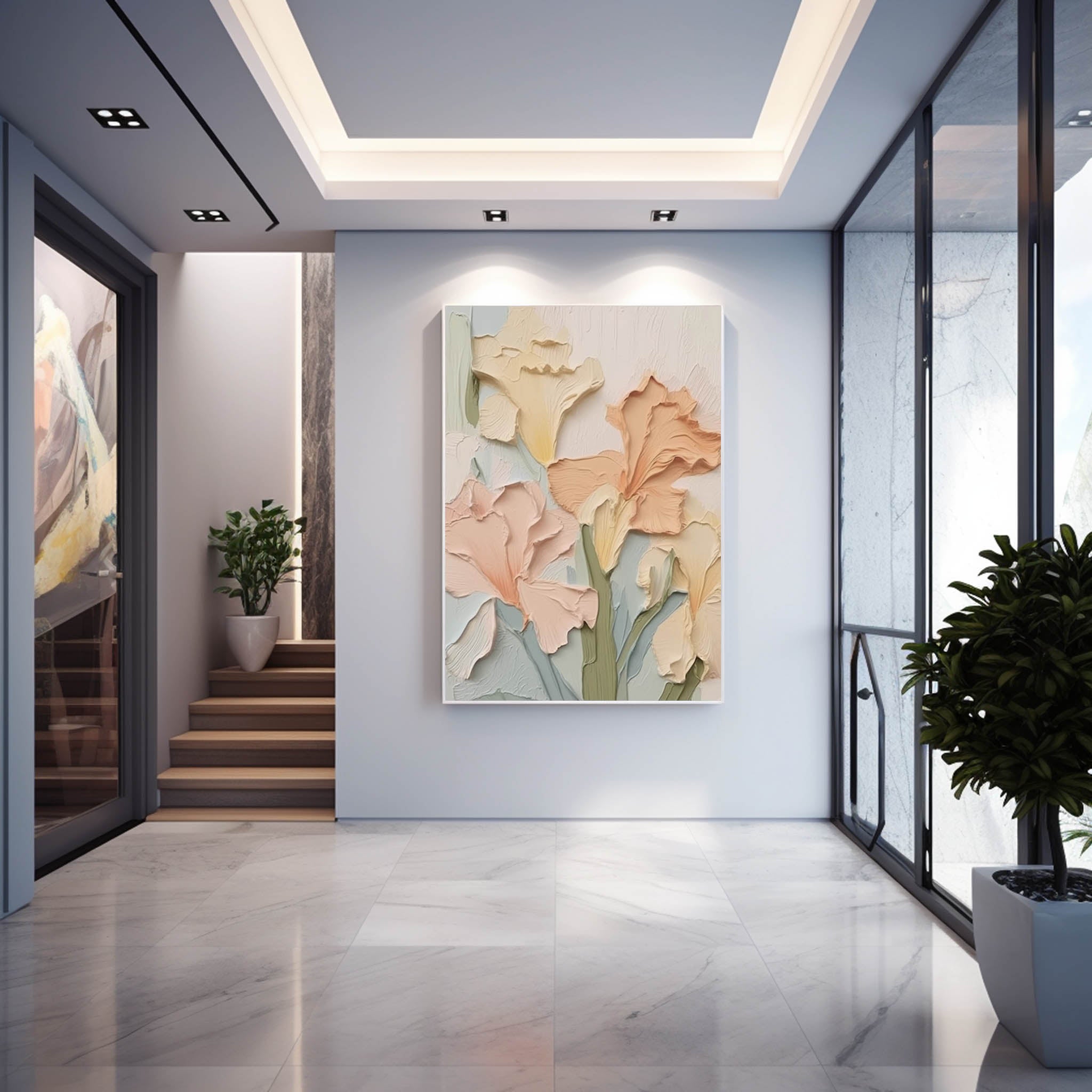 Flower Canvas Art #FL028