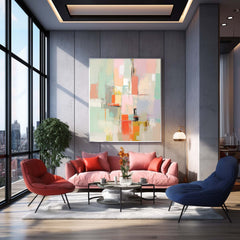 Abstract Canvas Art #AB357