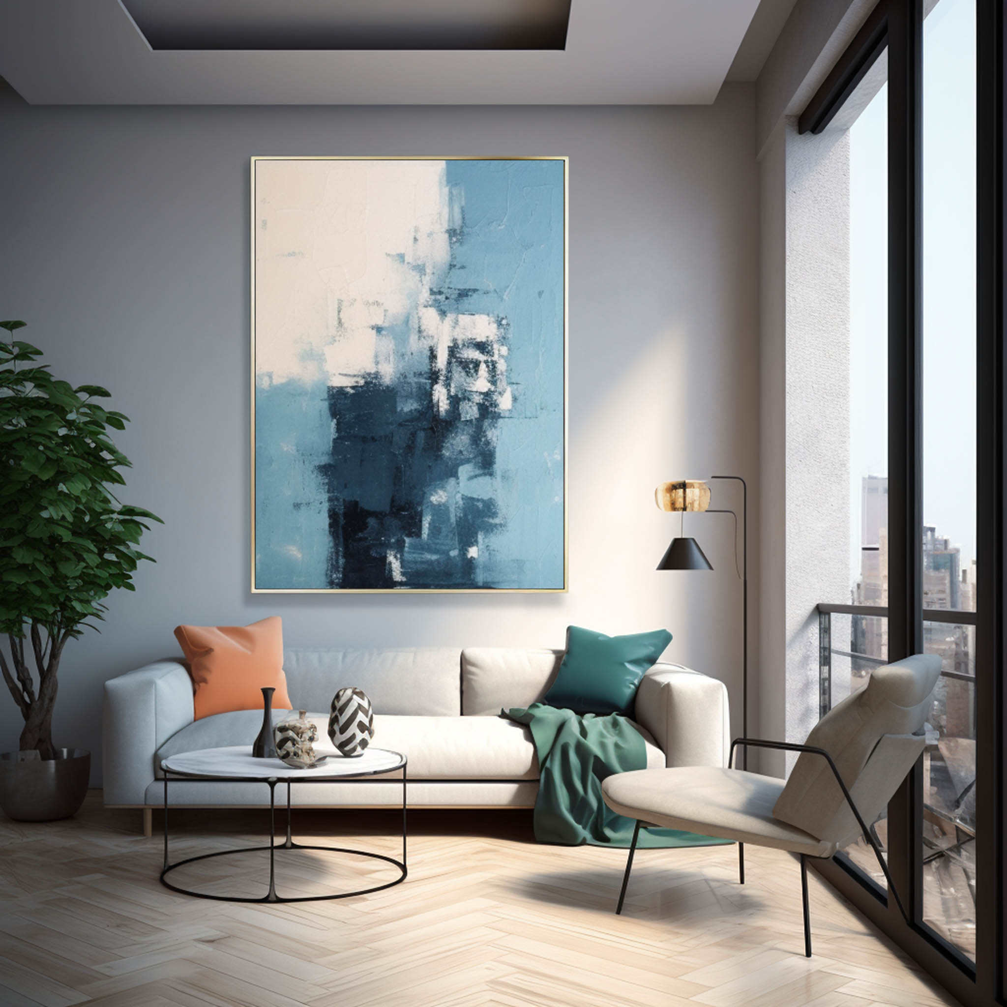 Abstract Canvas Art #AB388