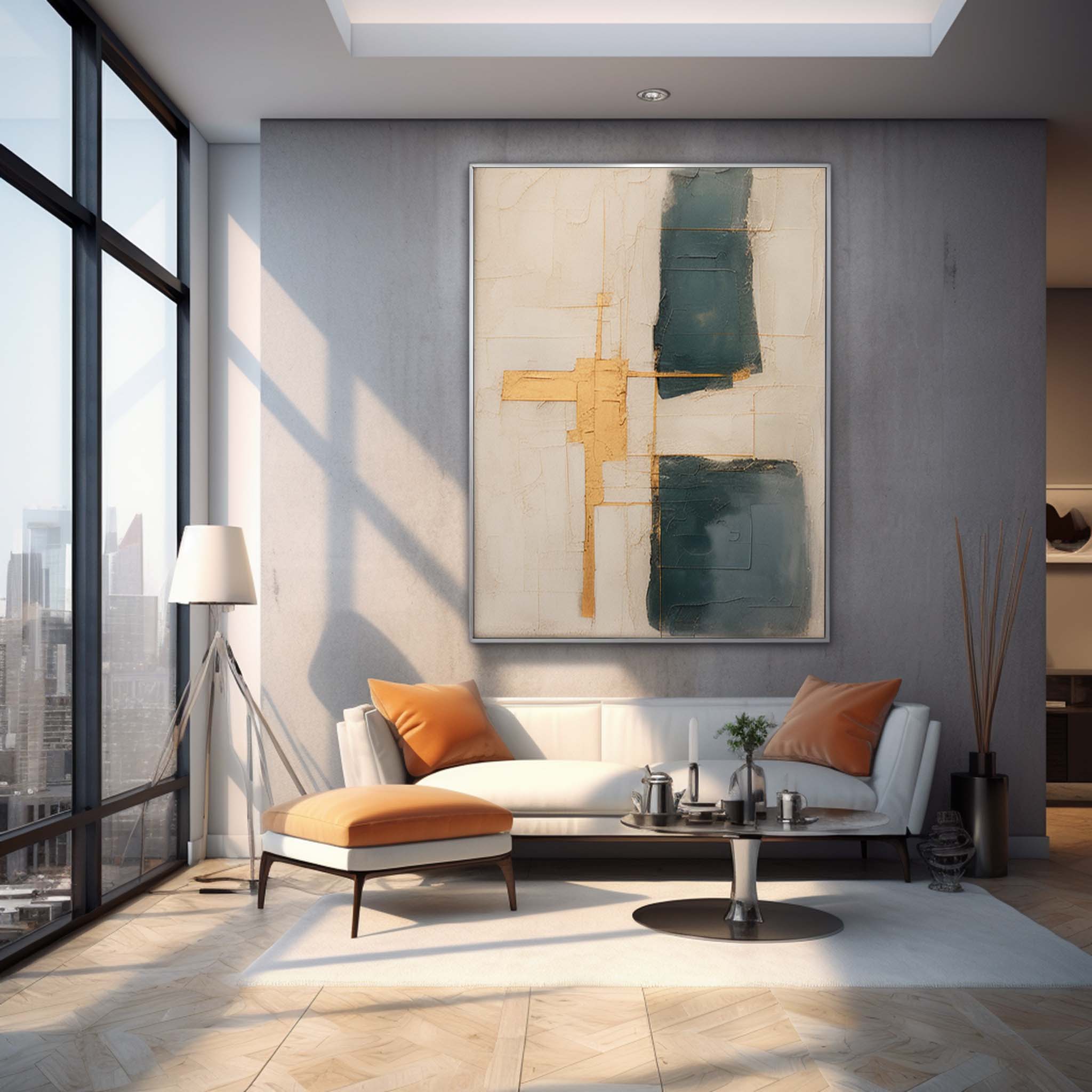 Abstract Canvas Art #AB367