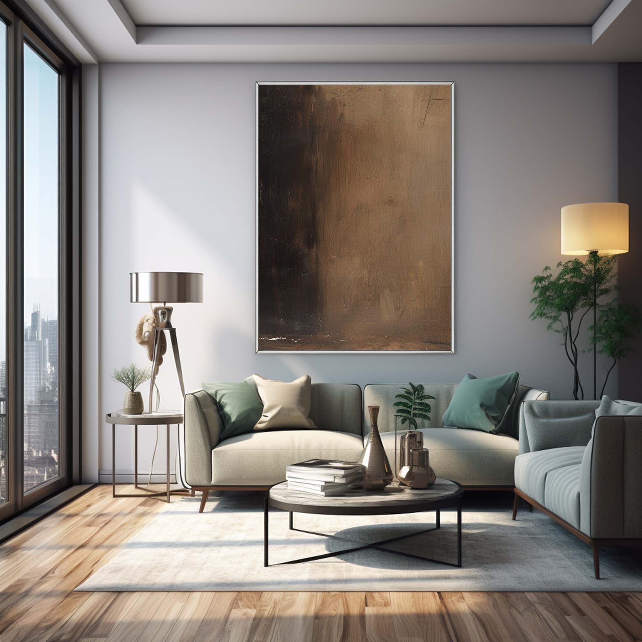 Abstract Canvas Art #AB394