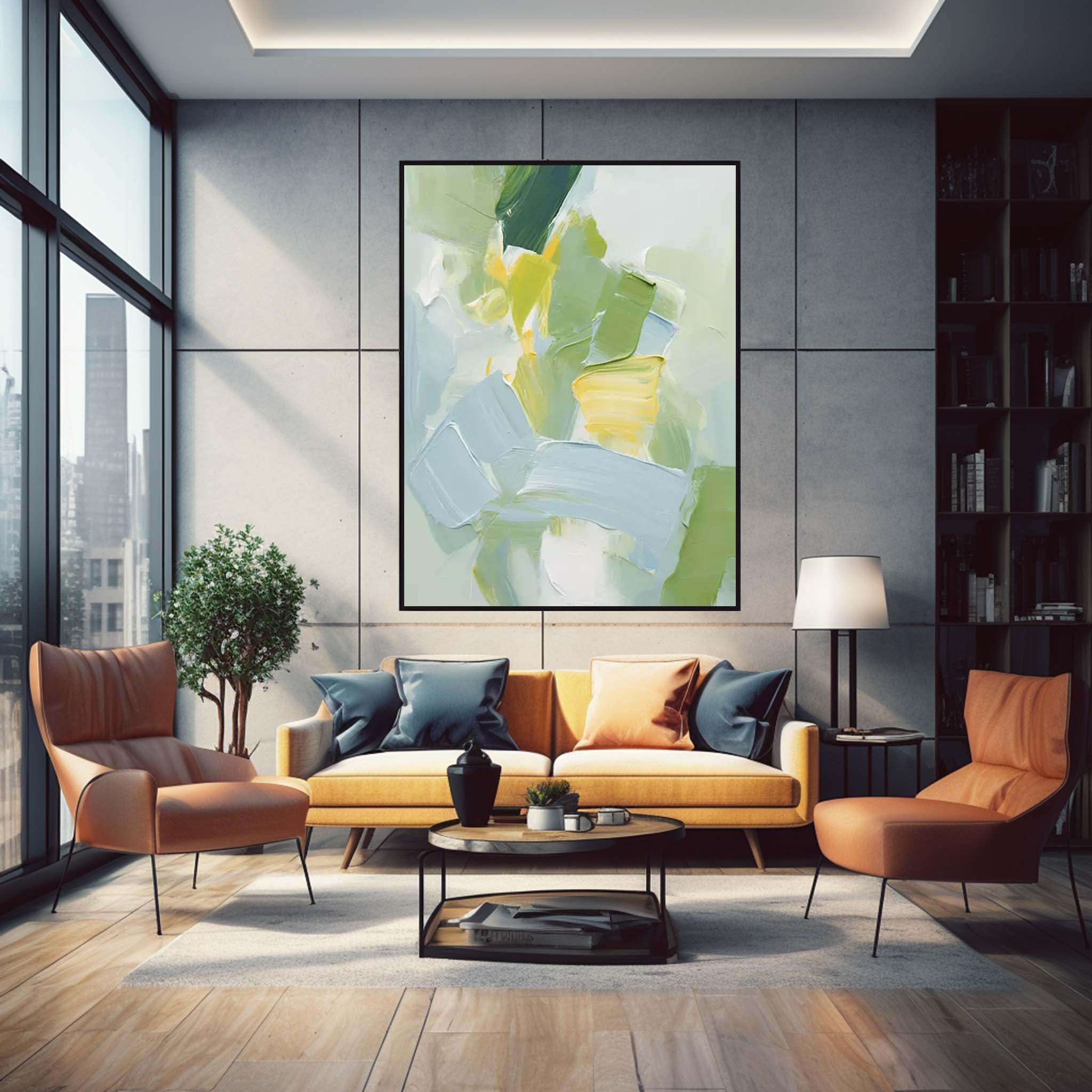 Abstract Canvas Art #AB303