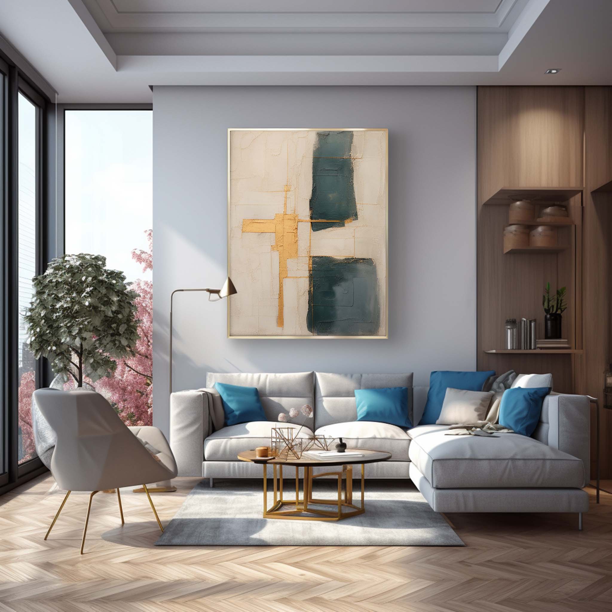 Abstract Canvas Art #AB367