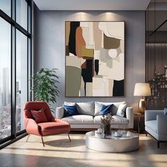 Abstract Canvas Art #AB344