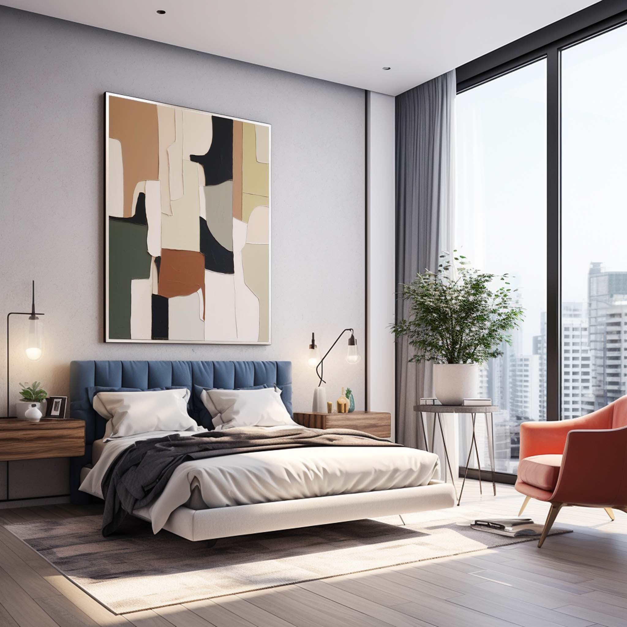 Abstract Canvas Art #AB345