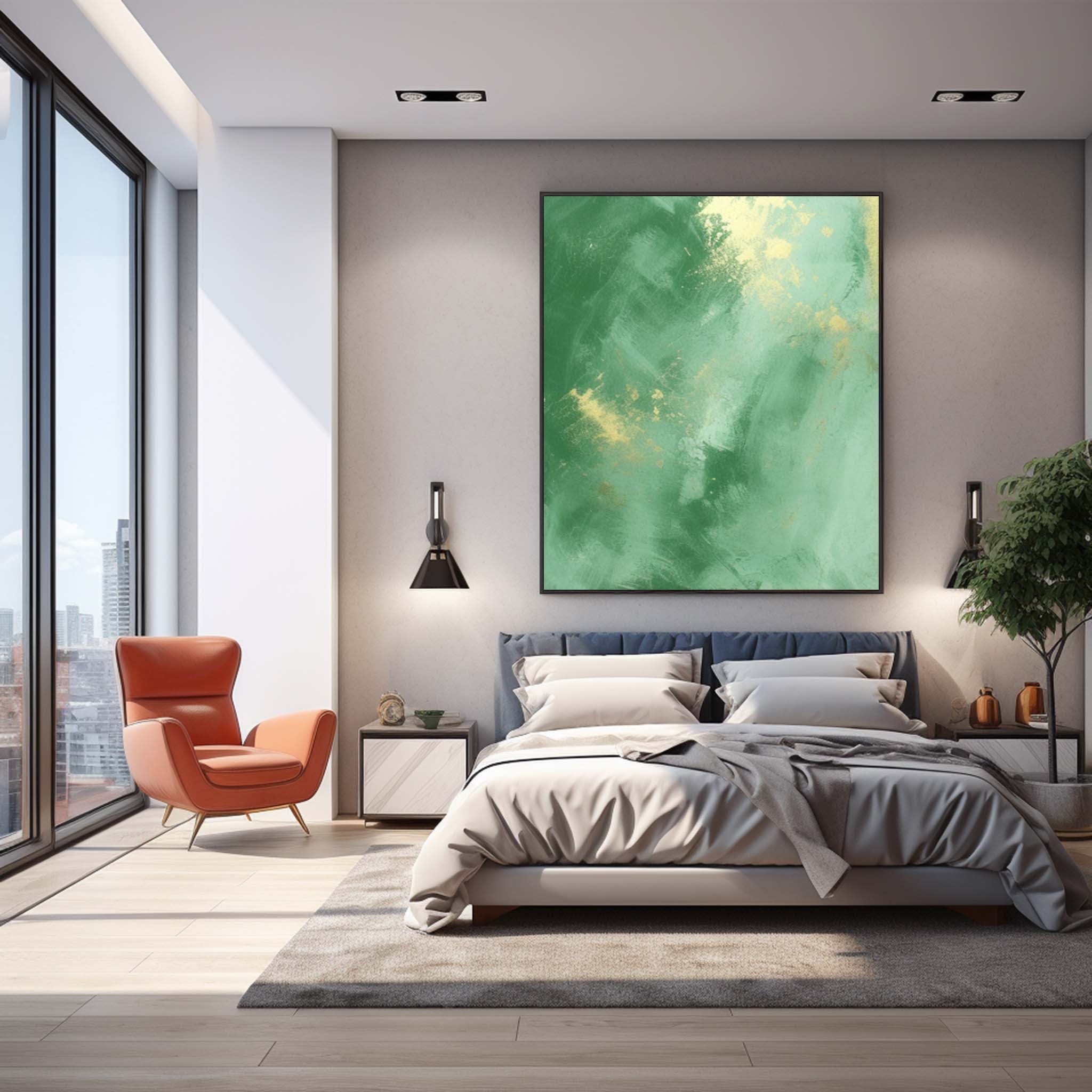 Abstract Canvas Art #AB350