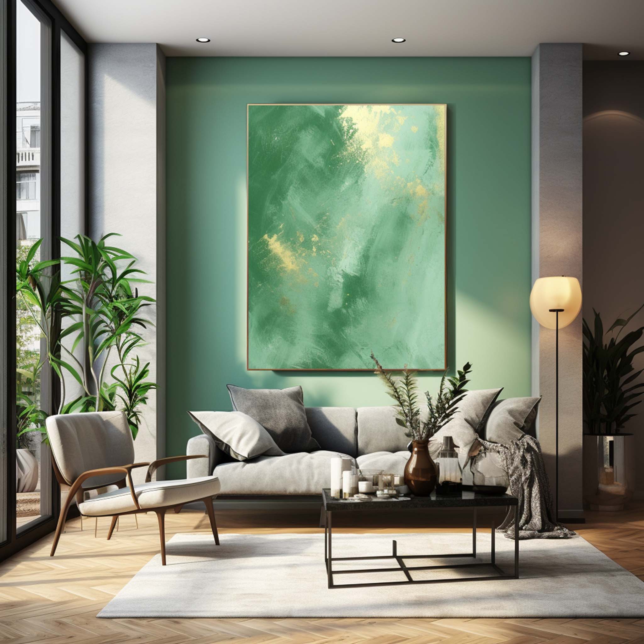 Abstract Canvas Art #AB350