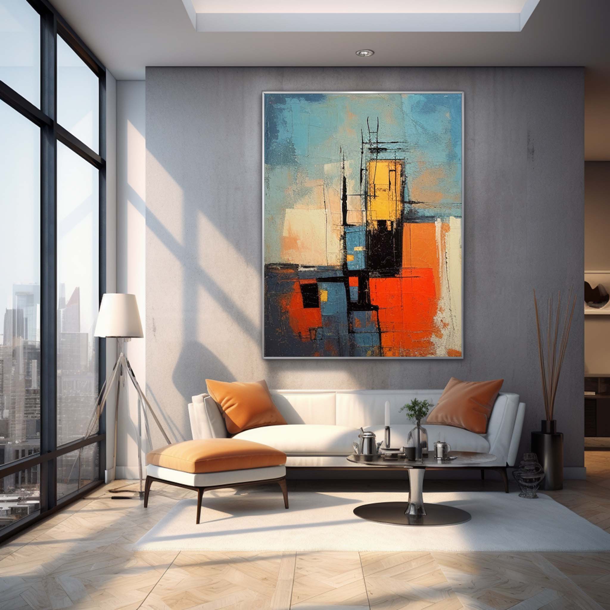 Abstract Canvas Art #AB315