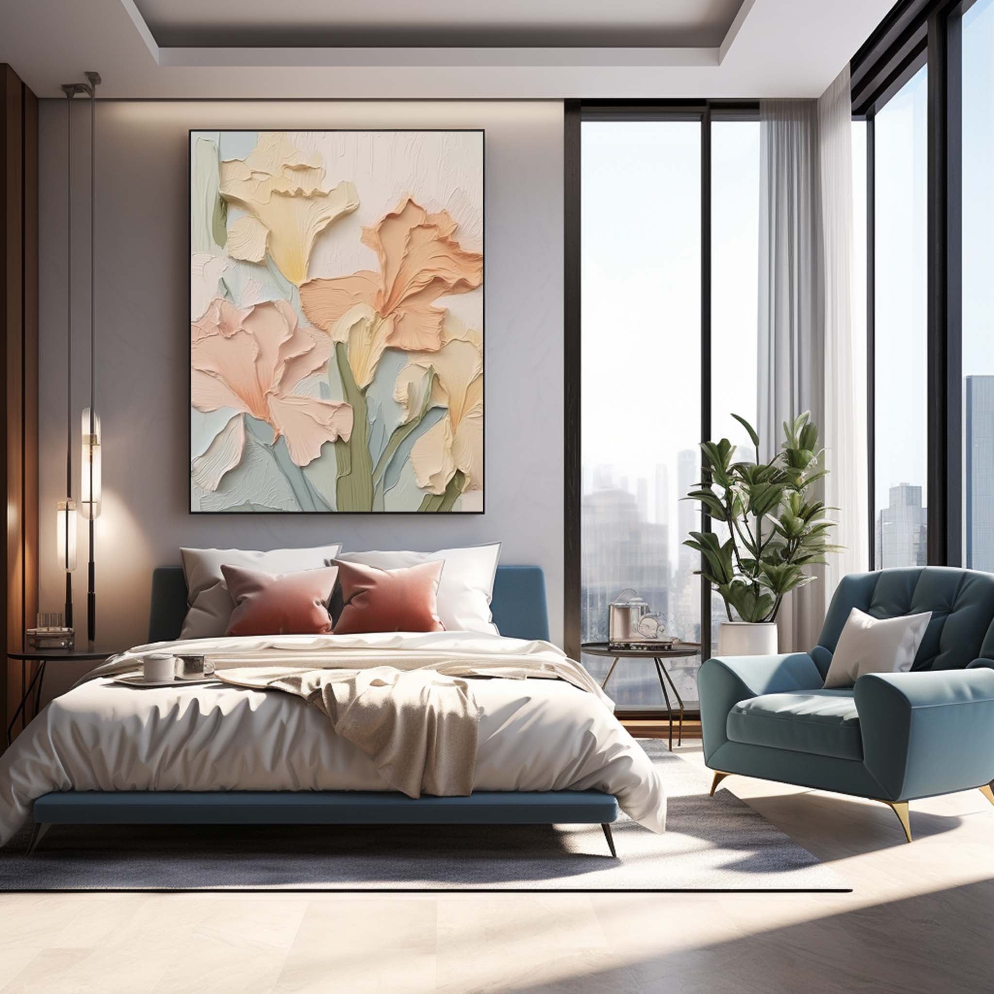 Flower Canvas Art #FL028
