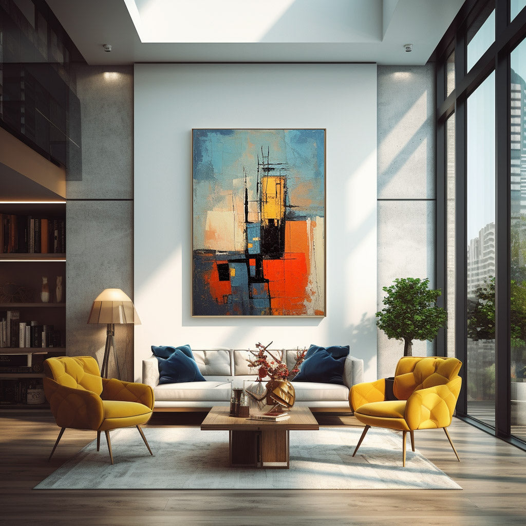 Abstract Canvas Art #AB315