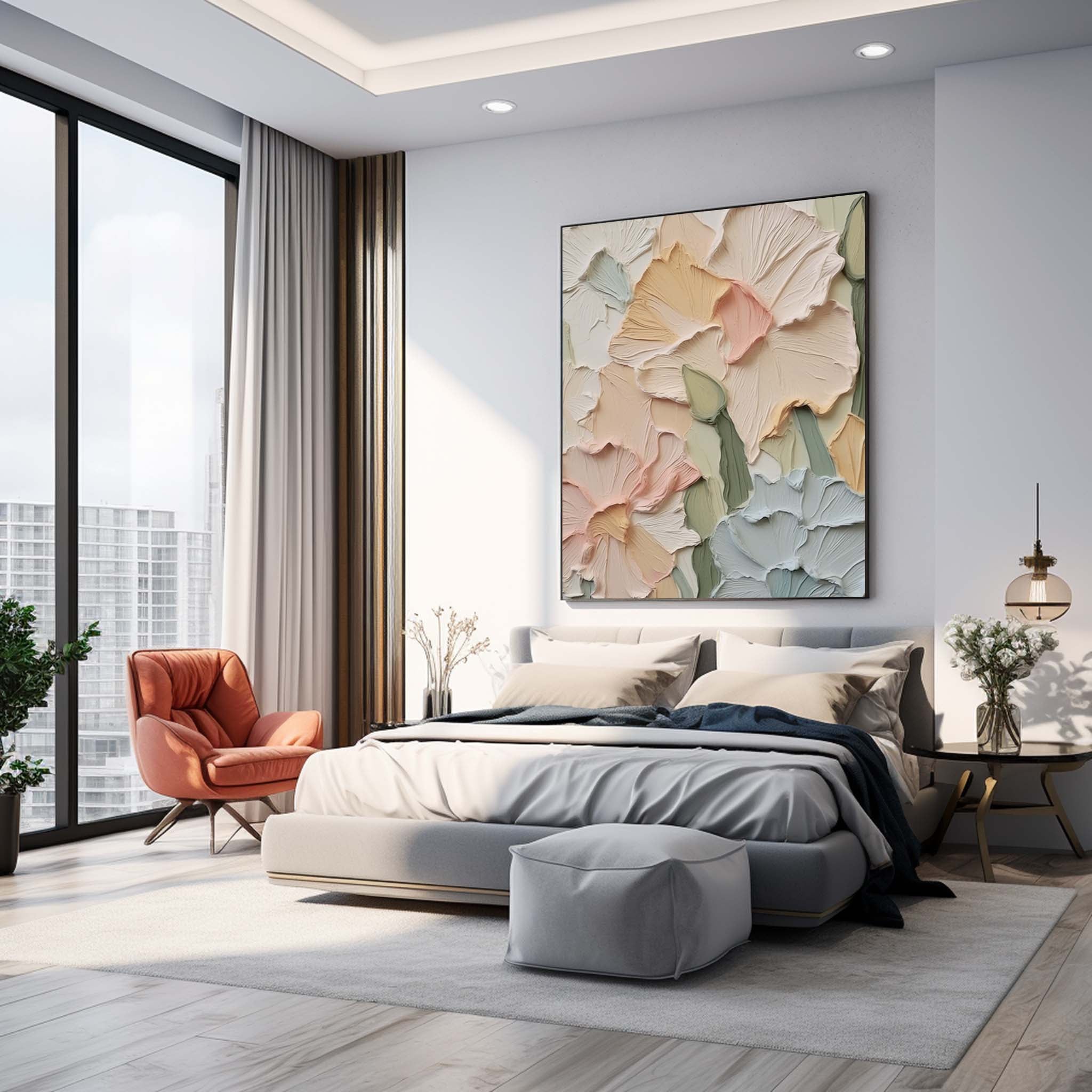 Flower Canvas Art #FL027