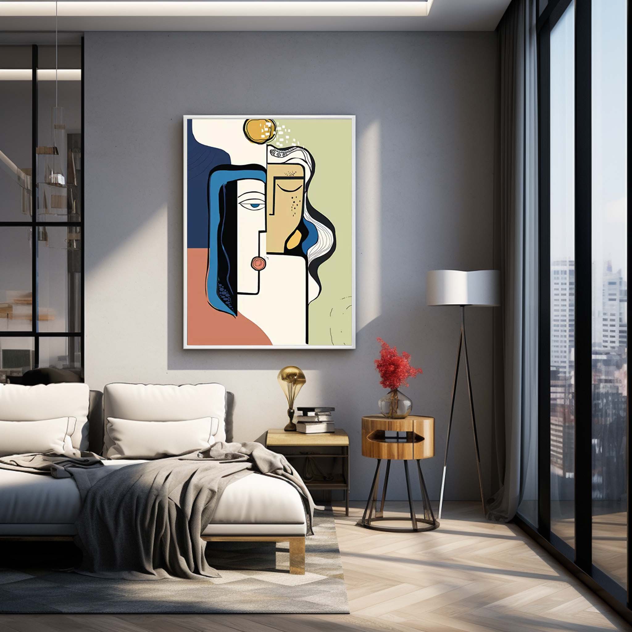 Abstract Canvas Art #AB408