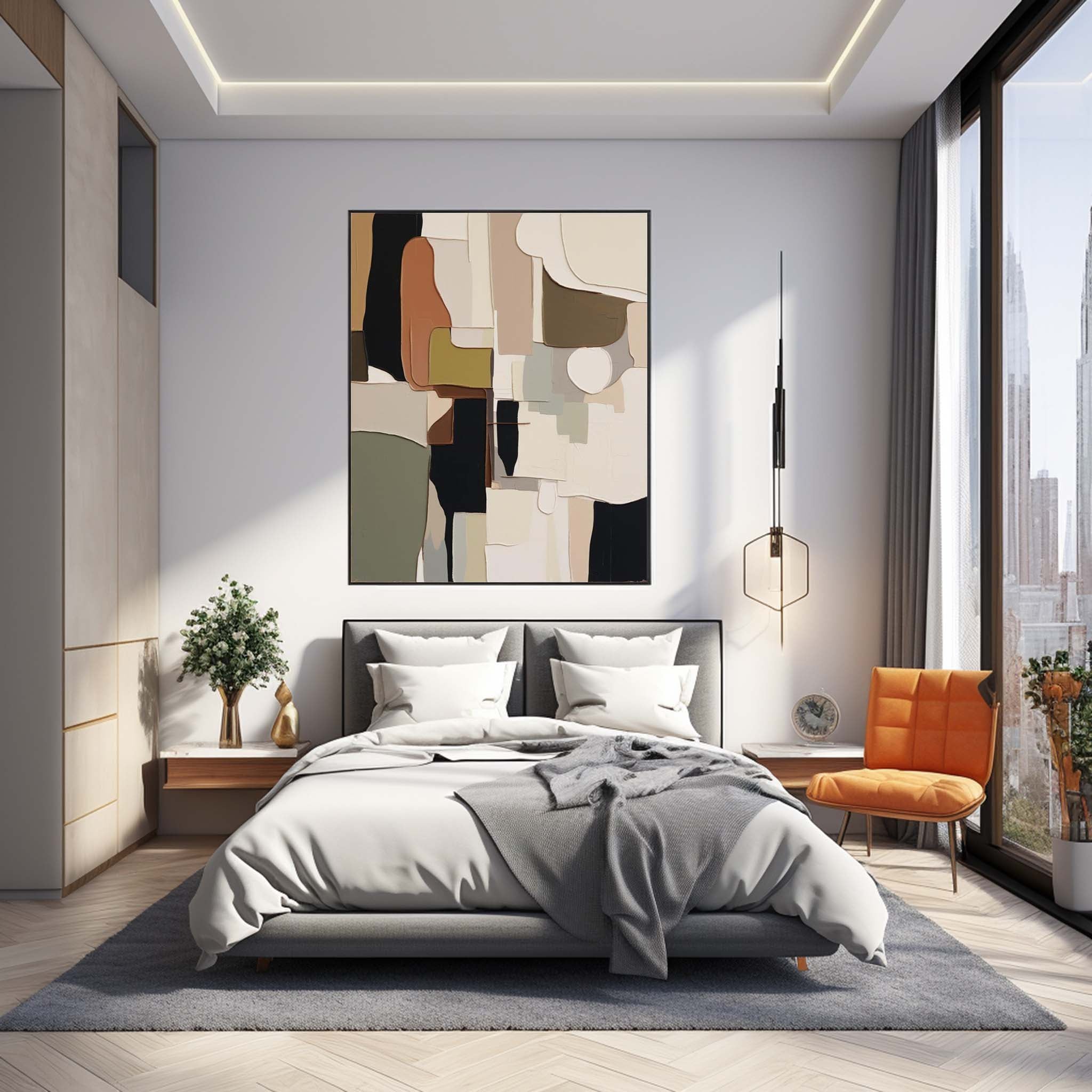 Abstract Canvas Art #AB344