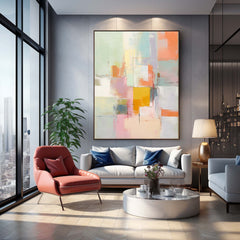Abstract Canvas Art #AB355