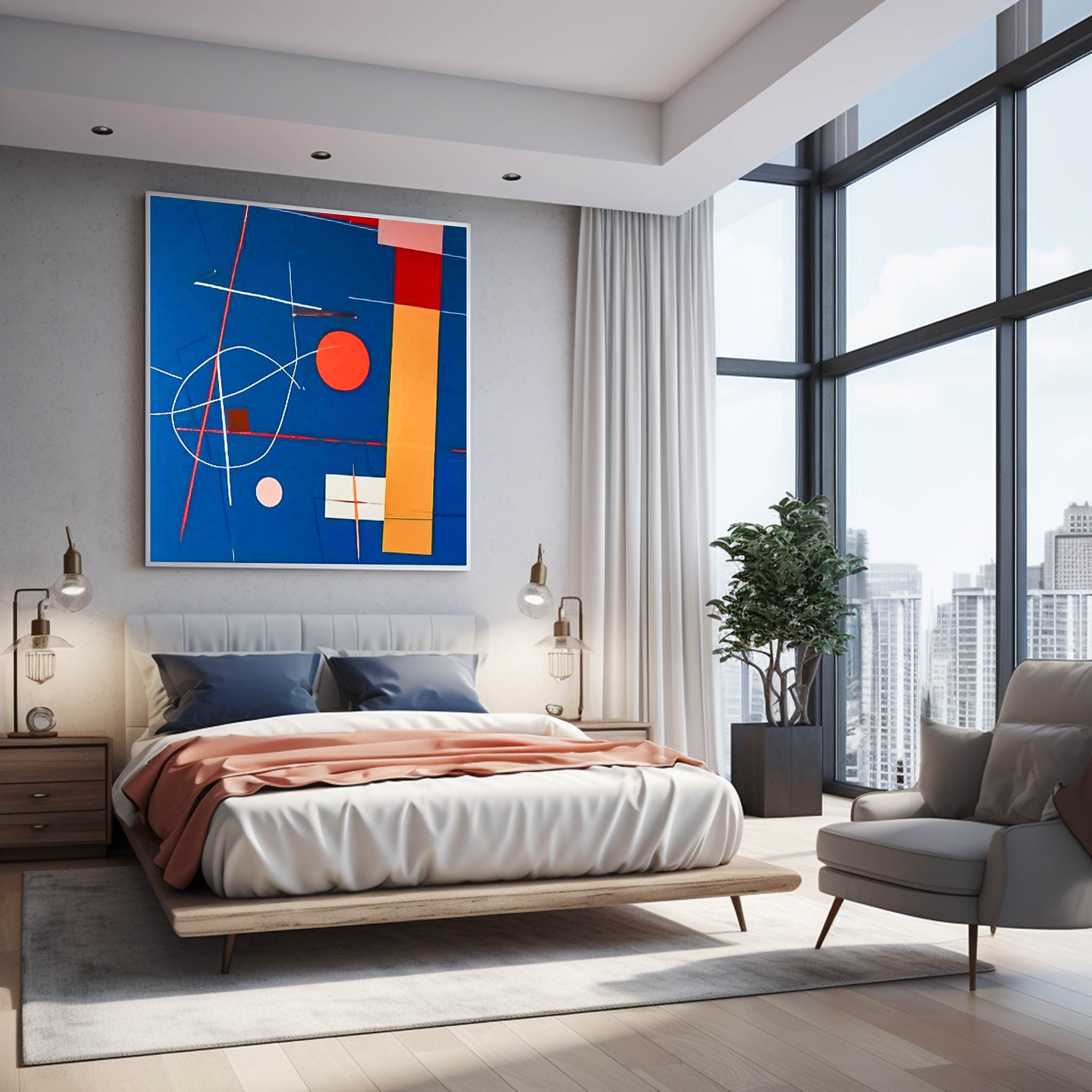 Abstract Canvas Art #AB361