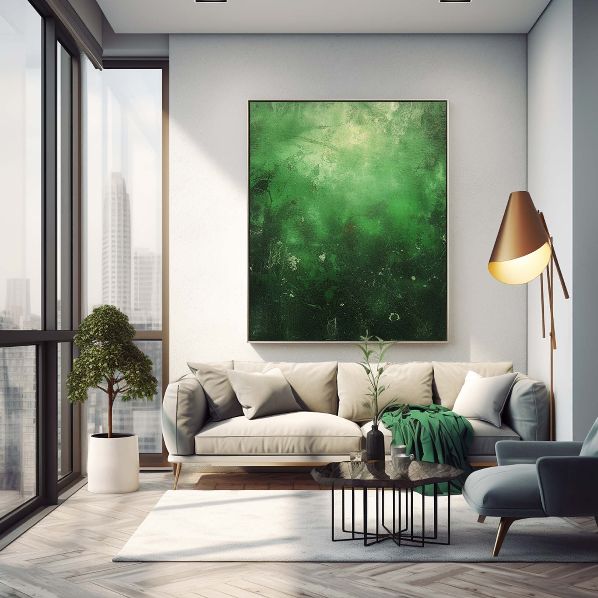 Abstract Canvas Art #AB349