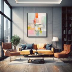 Abstract Canvas Art #AB354